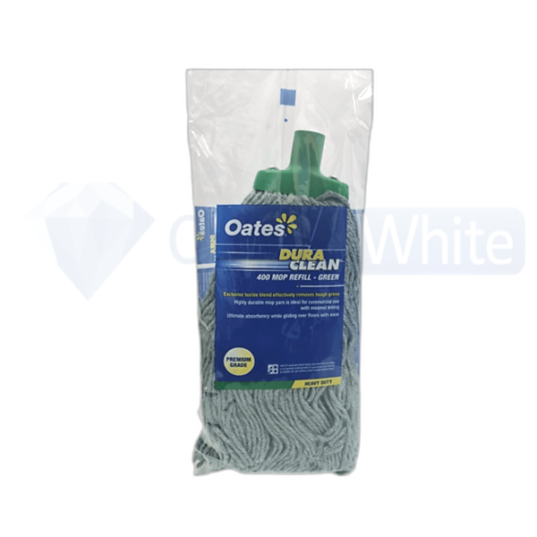 Oates Duraclean Mop Head 400g Premium Heavy Duty Microfiber Replacement - Perfect for Hardwood Floors, Tile & Kitchen Cleaning