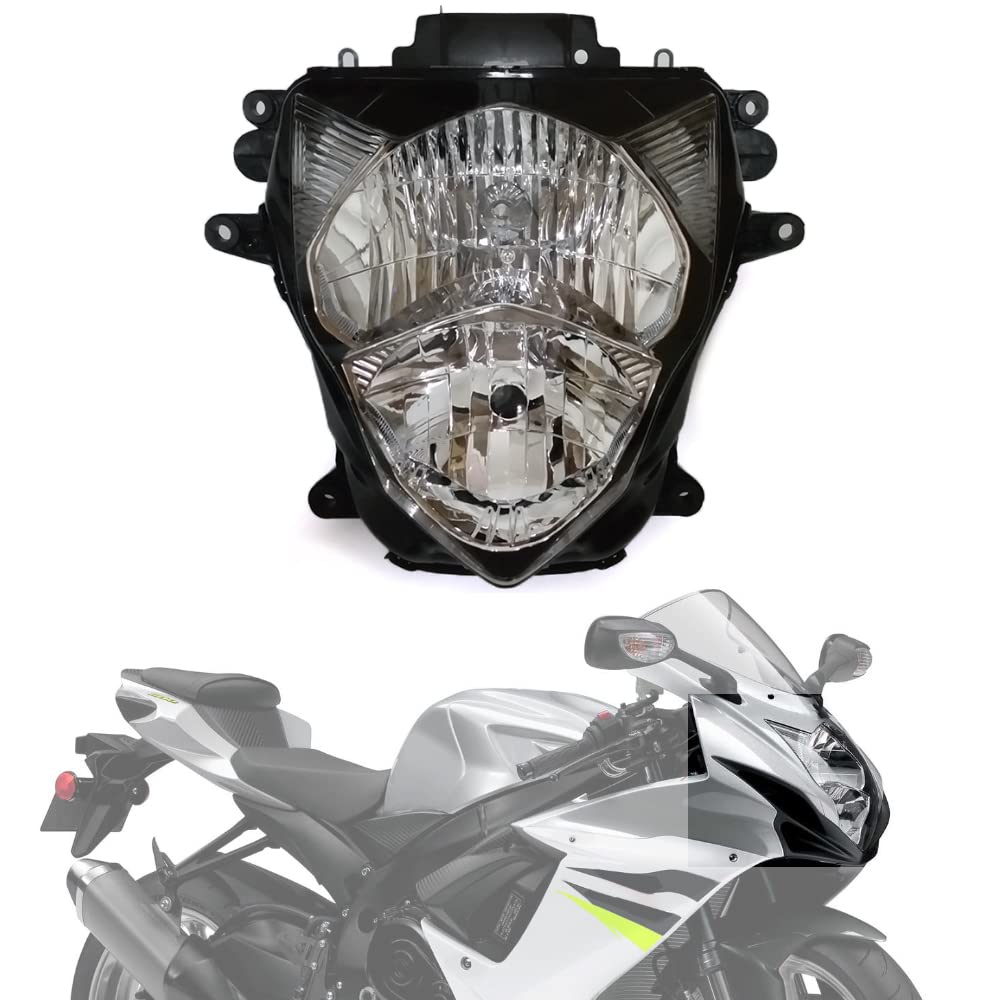 Suzuki GSXR 600 750 K11 Motorcycle Headlight Headlamp (2011-2021) - ABS Plastic Front Lights for Enhanced Visibility & Style - Perfect for Night Riding & Urban Commuting