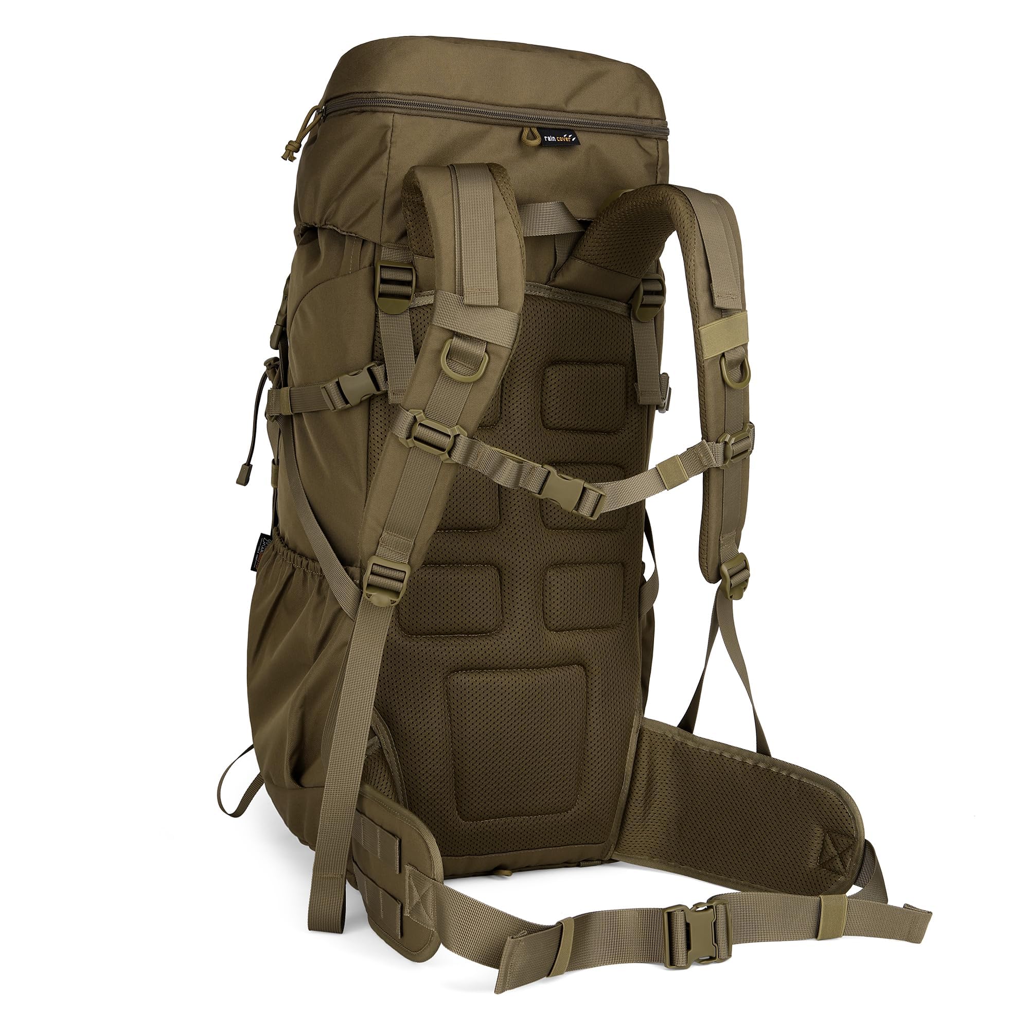 Mardingtop 50L Hiking Backpack with Rain Cover for Camping & Travel