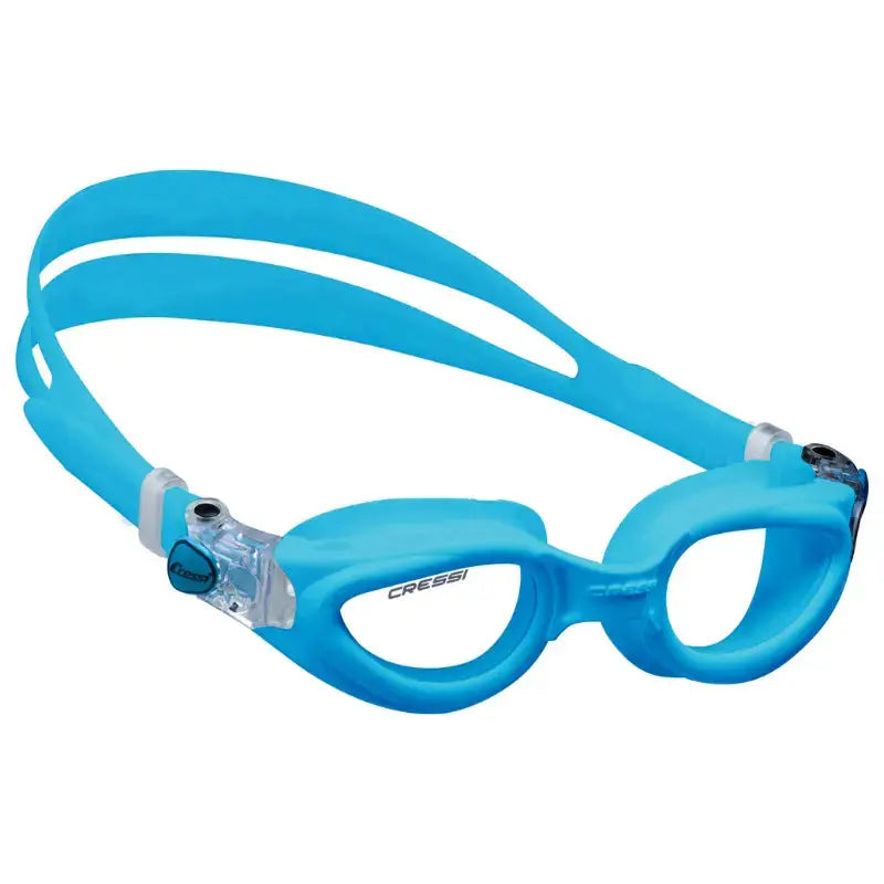 ROCKS Cressi Kids Swim Goggles for Children Ages 7-15 | Anti-Fog UV Protection Swimming Goggles for Pool, Beach & Water Activities