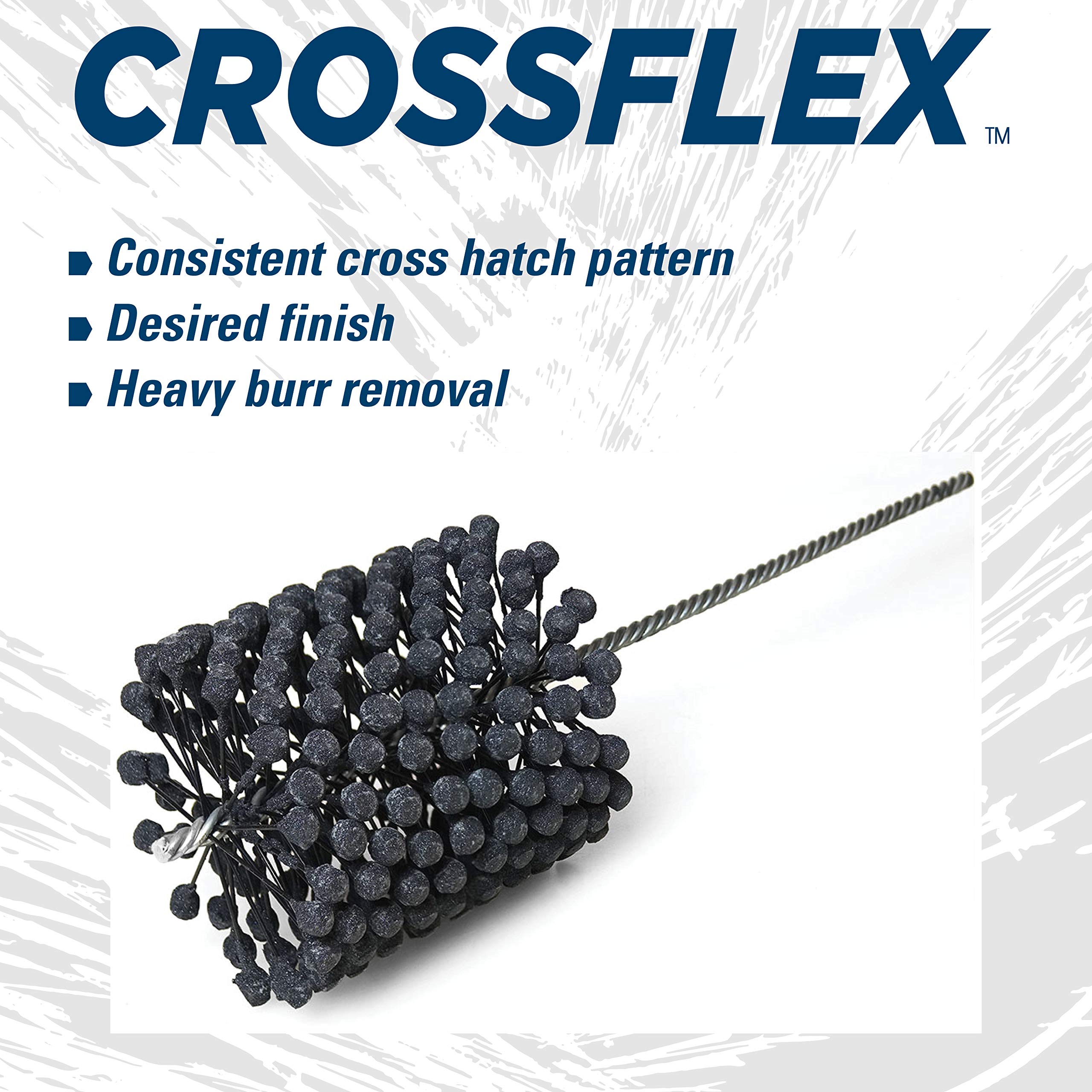 Weiler 34297 Crossflex Heavy Duty Bore Brush - 6