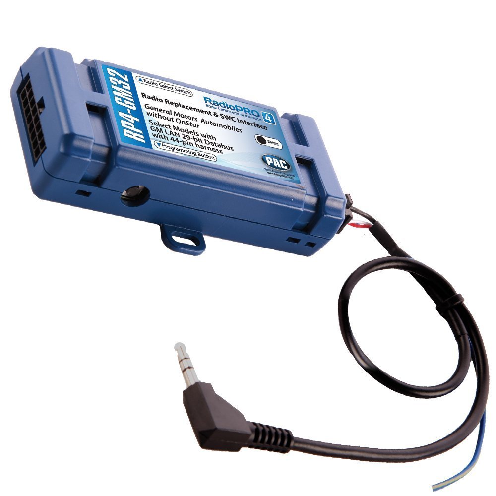 PAC RP4-GM32 Car Stereo Replacement Interface - Retains Steering Wheel Controls & Navigation Output | Compatible with Chevy, GMC Vehicles | Perfect for Aftermarket Radio Upgrades & Enhanced Driving Experience