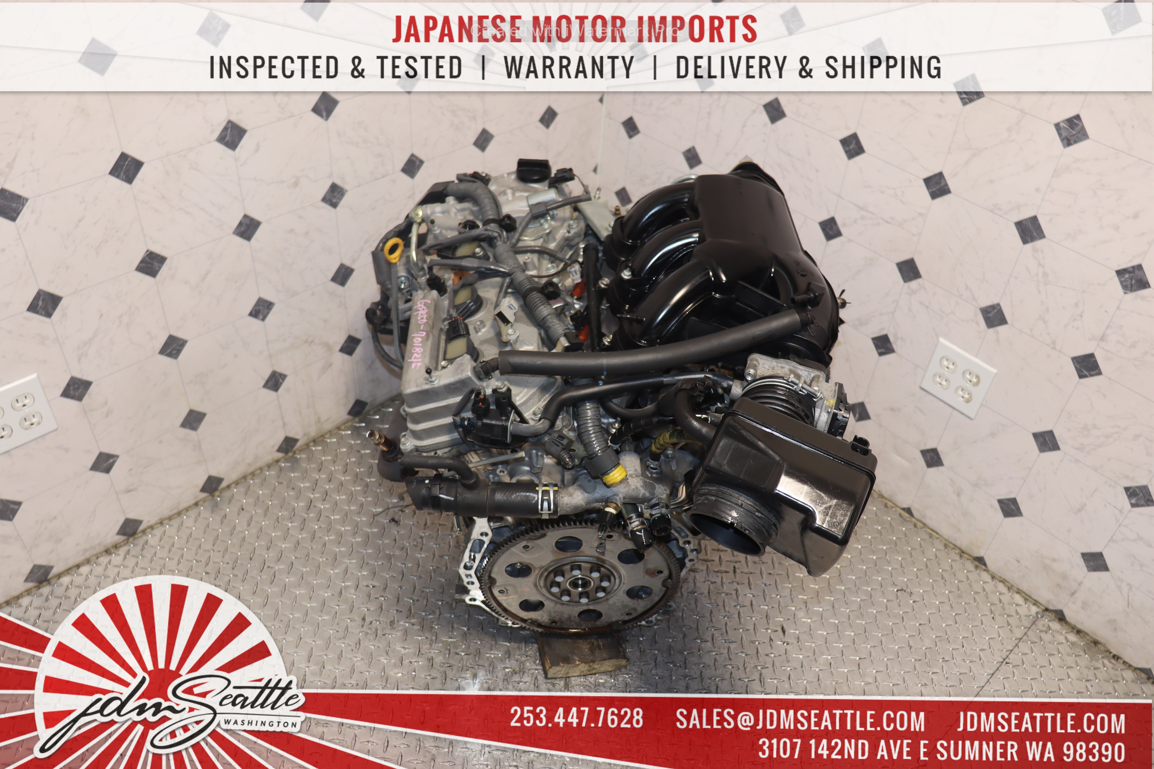 JDM 2GR-FE 3.5L V6 Engine for 2007-2016 Toyota Highlander Camry Avalon Sienna RAV4 Venza & Lexus RX350 ES350 - FWD/AWD Replacement Motor - Perfect for Engine Swap & Performance Upgrades