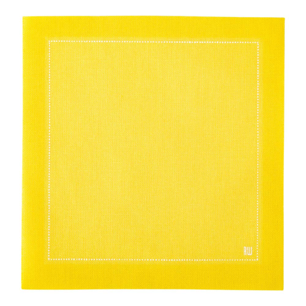 Restaurantware Napluxe 4.5 x 4.5 Inch 500-Pack Disposable Cocktail Napkins | Soft Sustainable Yellow Cotton Beverage Napkins | Highly Absorbent for Weddings, Birthdays, Bars & Parties | Eco-Friendly Paper Napkins for Drinks & Appetizers