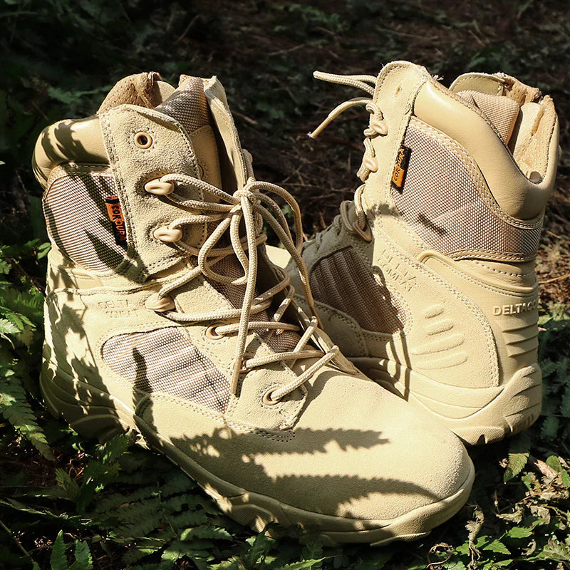 Men's Tactical Boots - Lightweight Military Combat Boots for Outdoor Hiking, Work & Duty Use - Durable Army Boots for Men