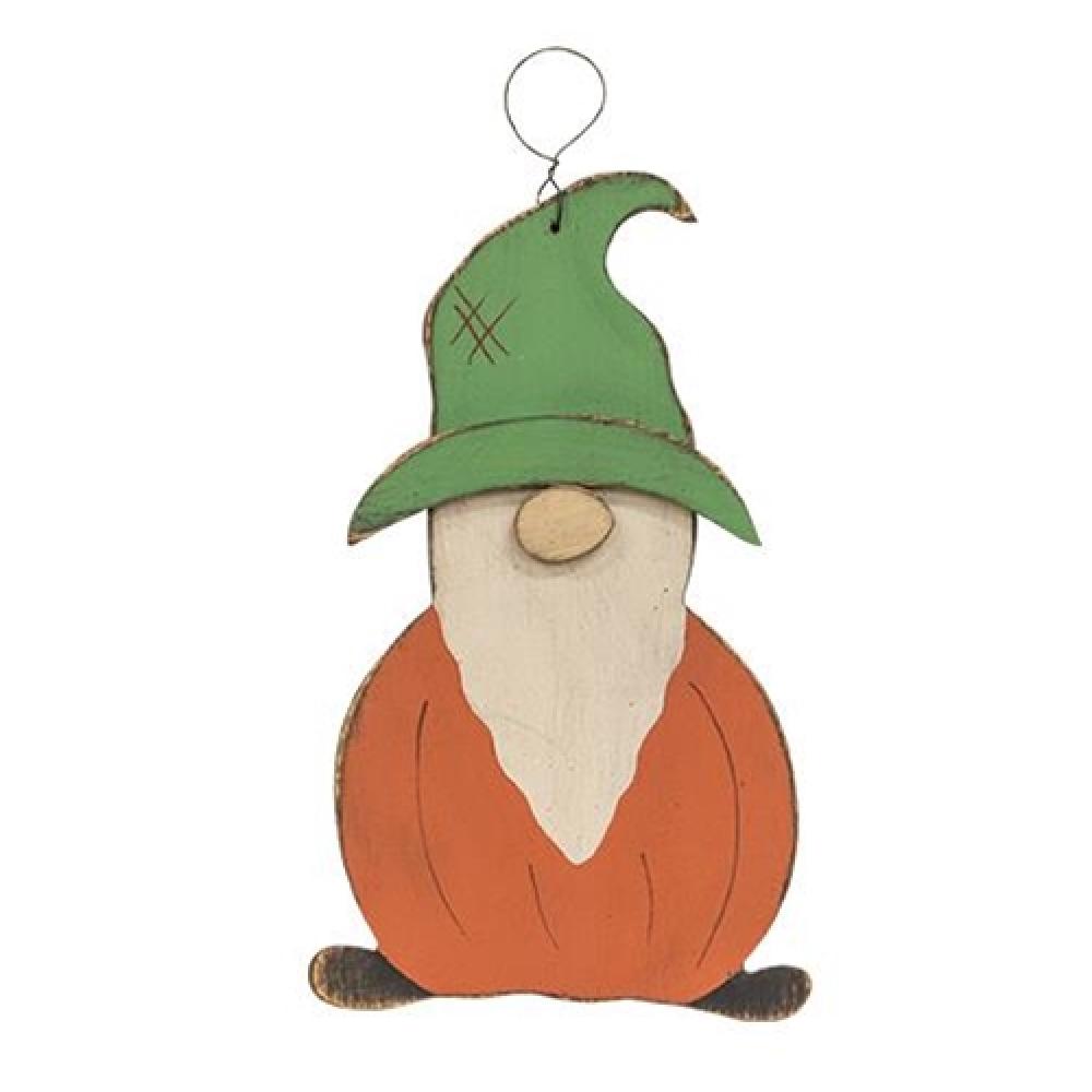 Pumpkin Gnome Hanger - Fall Halloween Decor for Home, Garden, and Outdoor - Cute Pumpkin Ornament for Porch, Yard, and Seasonal Decorations