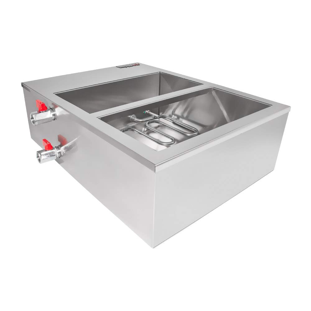 ALDKitchen 18 Lbs (8 Kg) Digital Chocolate Melting Pot with Precise Temperature Control - 110V Dual Tank Chocolate Melter for Candy Making, Cake Decorating & Fondue (Perfect for Bakeries, Home Kitchens & Commercial Use)