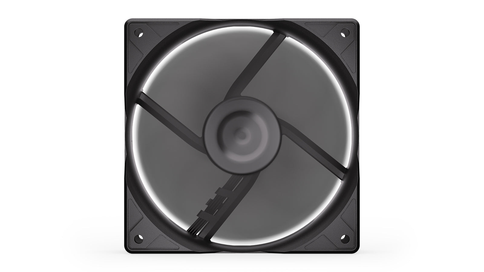Endorfy Stratus 120 PWM Fan (EY4A007) - High Performance PC Cooling Fan with RGB Lighting for Gaming Rigs & Computer Cases - Perfect for PC Builds, Workstations & Cooling Systems