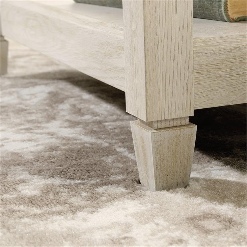 UrbanPro Engineered Wood L-Shaped Desk in Chalked Chestnut - Modern Home Office Furniture for Small Spaces, Study & Workstation Setup