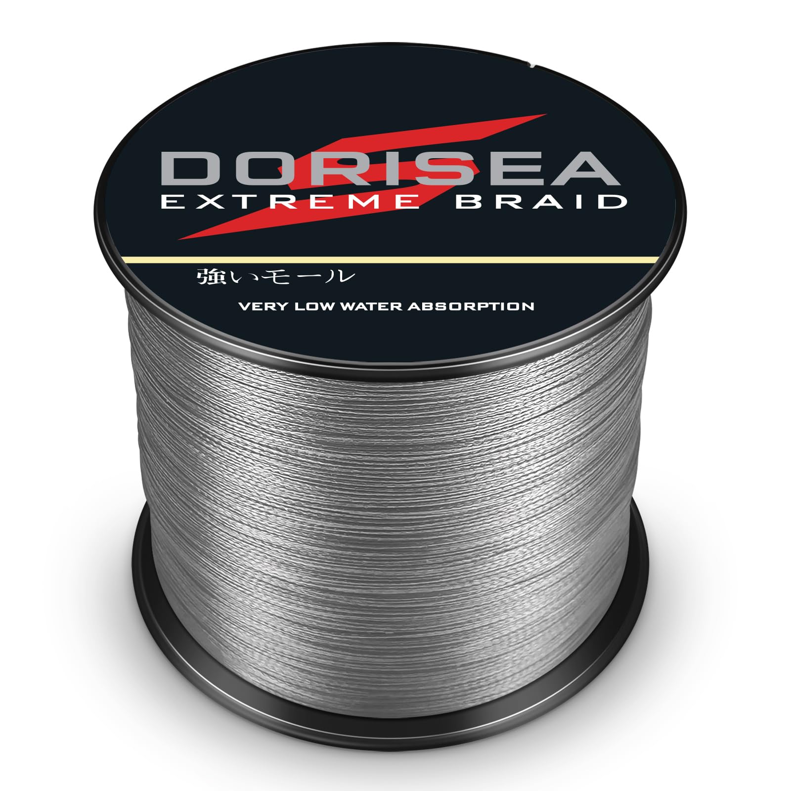 Extreme Braid 100% PE Grey Braided Fishing Line 109-2187 Yards 6-550LB Test - Super Strong Abrasion Resistant Fishing Wire for Saltwater & Freshwater - Perfect for Deep Sea Fishing, Bass Fishing & Trolling