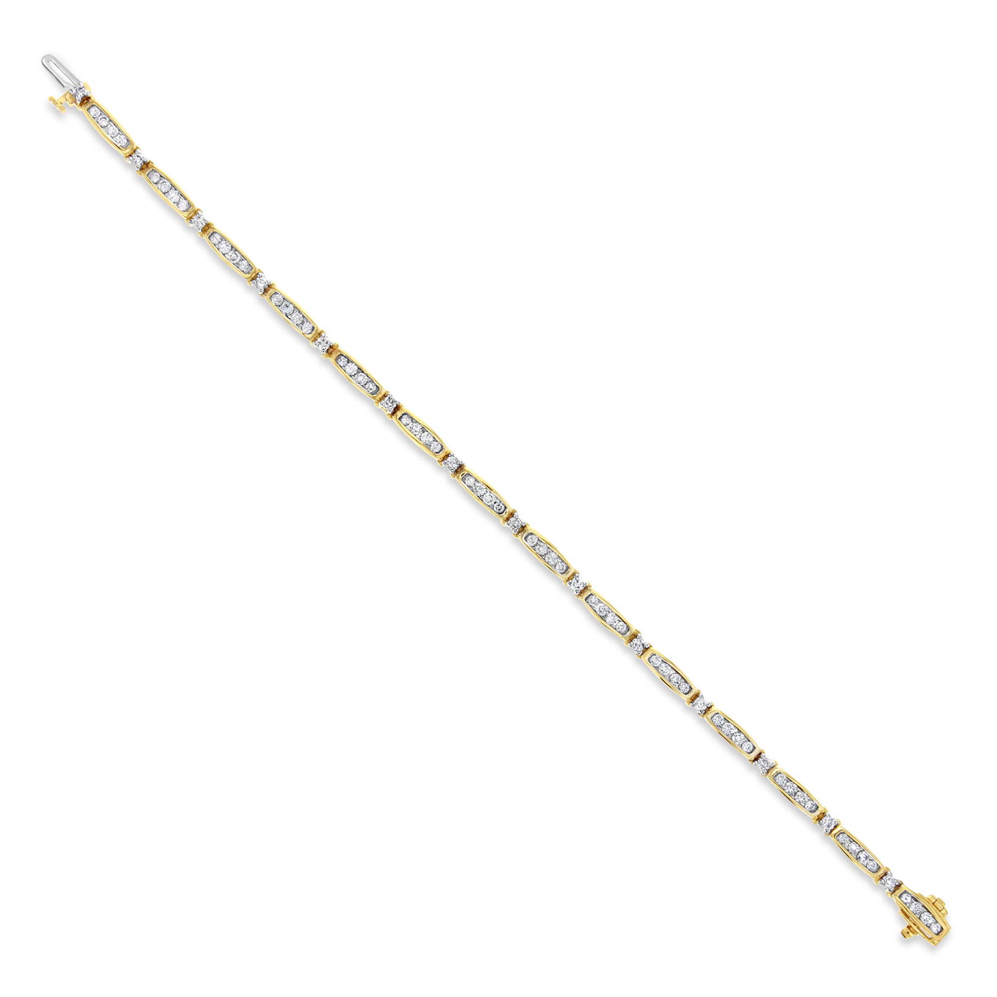 2CT Channel Set Diamond Tennis Bracelet for Women - Elegant & Sparkling Jewelry for Parties, Weddings & Special Occasions