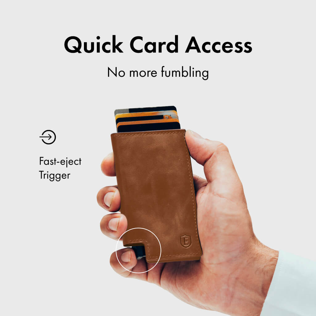 Ekster Smart Wallet for Men - RFID Blocking Slim Minimalist Front Pocket Wallet with Money Clip | Perfect for Travel, Business & Everyday Carry