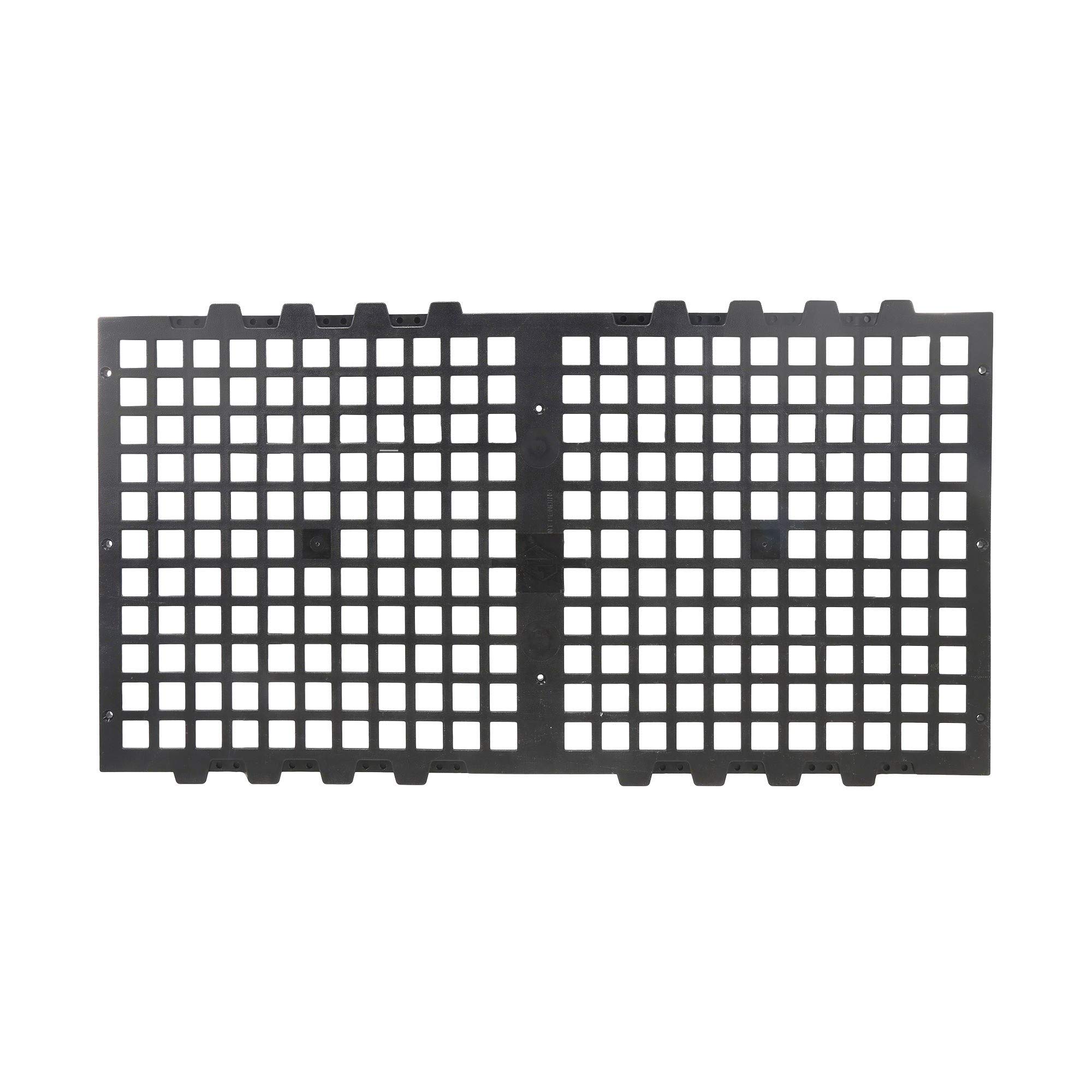Jiggly Greenhouse® 1.5' x 3' Black Plastic Bench Top Panel - Durable Greenhouse Workbench Kit (Pack of 5) | Perfect for Seed Starting, Potting Plants & Greenhouse Workspace Organization