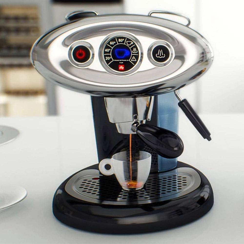 Illy X7.1 iperEspresso Machine - Premium Black Coffee Maker for Home & Office | Perfect for Espresso Lovers & Entertaining Guests