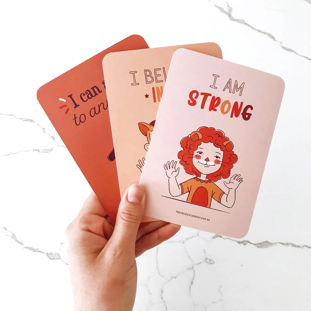 Positive Affirmation Cards for Kids - Motivational & Encouraging Phrases for Children's Self-Esteem & Confidence - Perfect for Classroom, Bedtime & Daily Inspiration