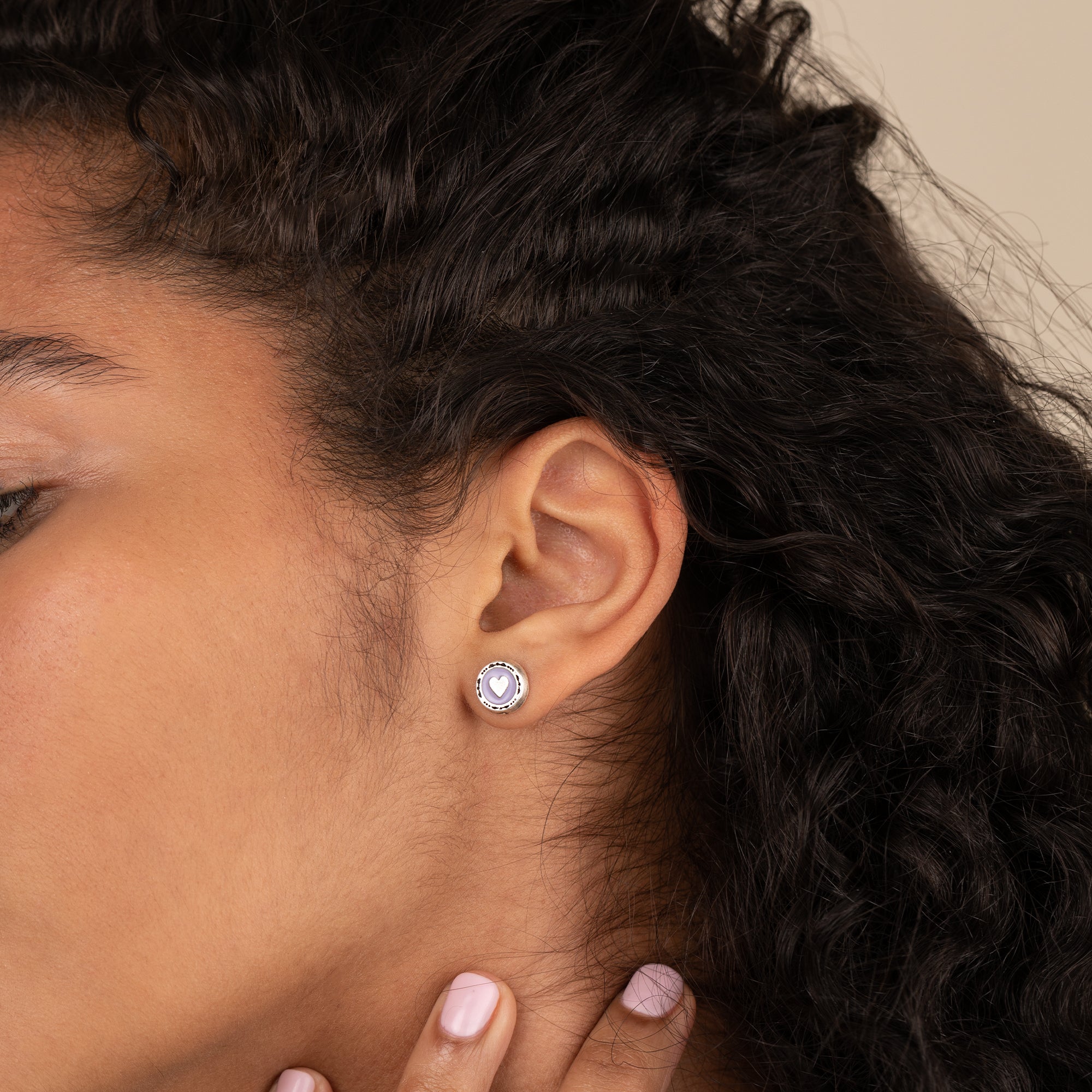 Heart & Gratitude Stud Earrings - Minimalist Gold Plated Earrings for Women - Perfect for Gifts, Valentine's Day & Everyday Wear
