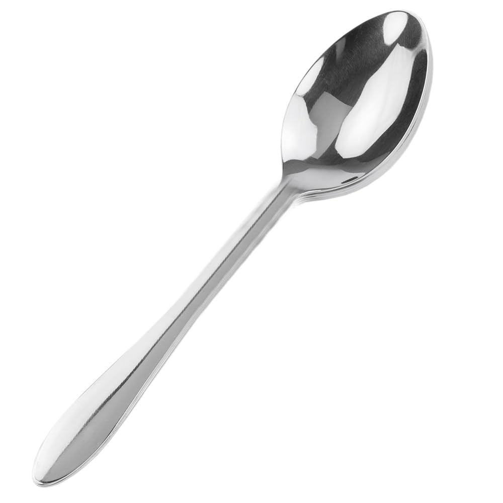 Premium 4-Piece Stainless Steel Dinner Spoons Set - Elegant Silverware for Everyday Dining, Parties & Restaurant Use