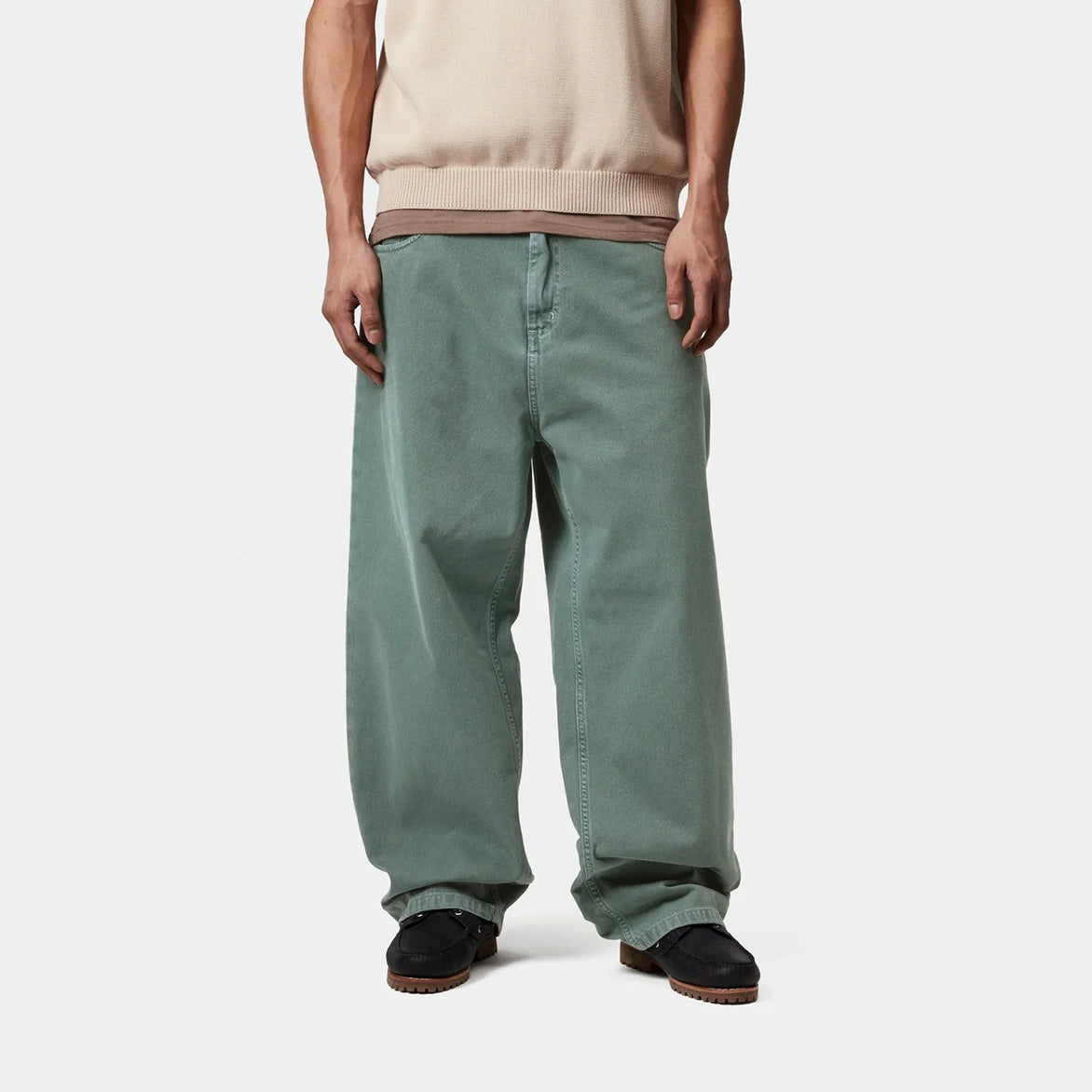 Brandon Men's Pants - Silver Pine Stone Dyed Casual Trousers for Outdoor & Everyday Wear