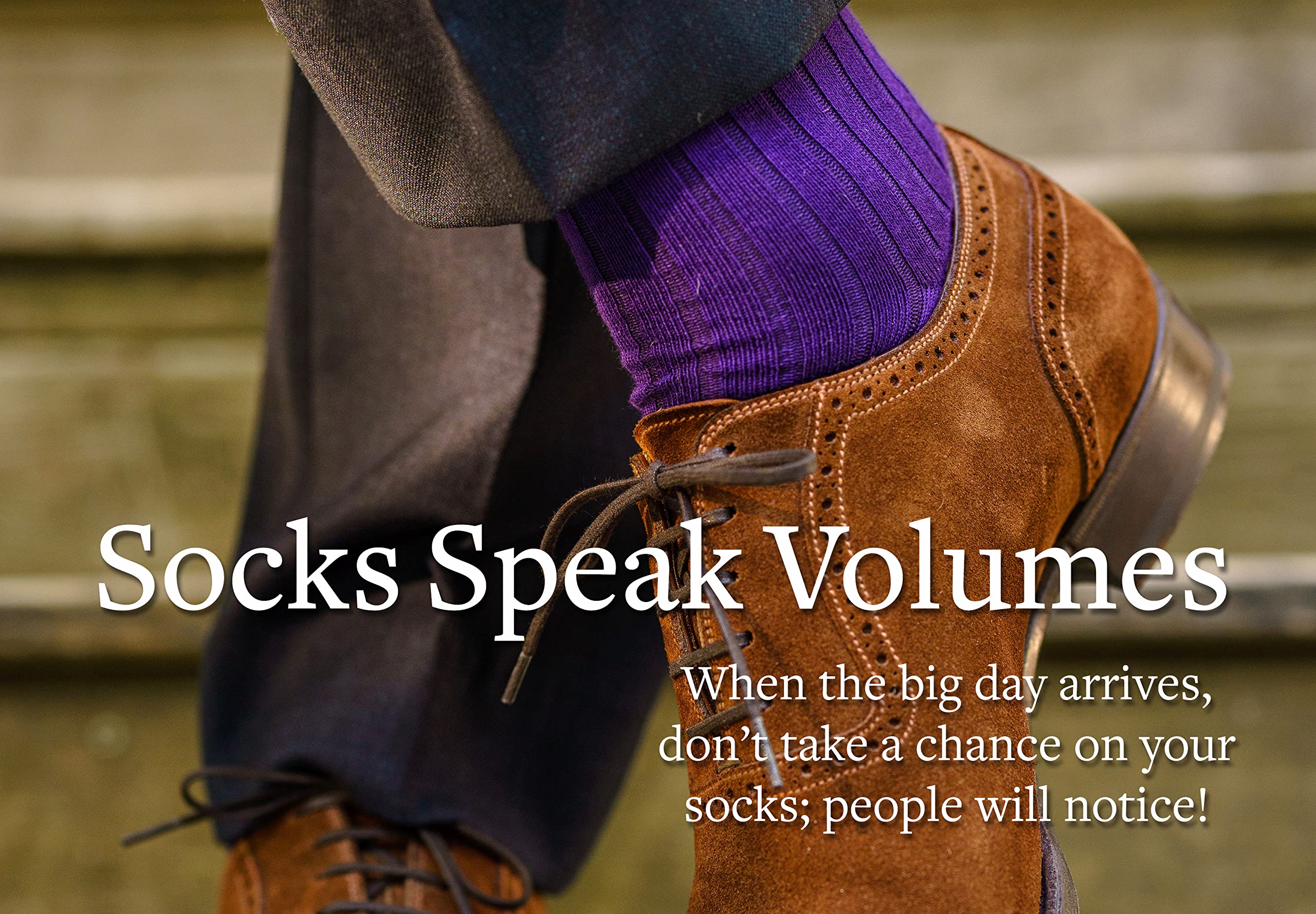 Premium Cotton Dress Socks for Men - Breathable & Comfortable Formal Socks - Classic Mid-Calf Business Socks by Boardroom Socks - Perfect for Office, Wedding & Professional Occasions
