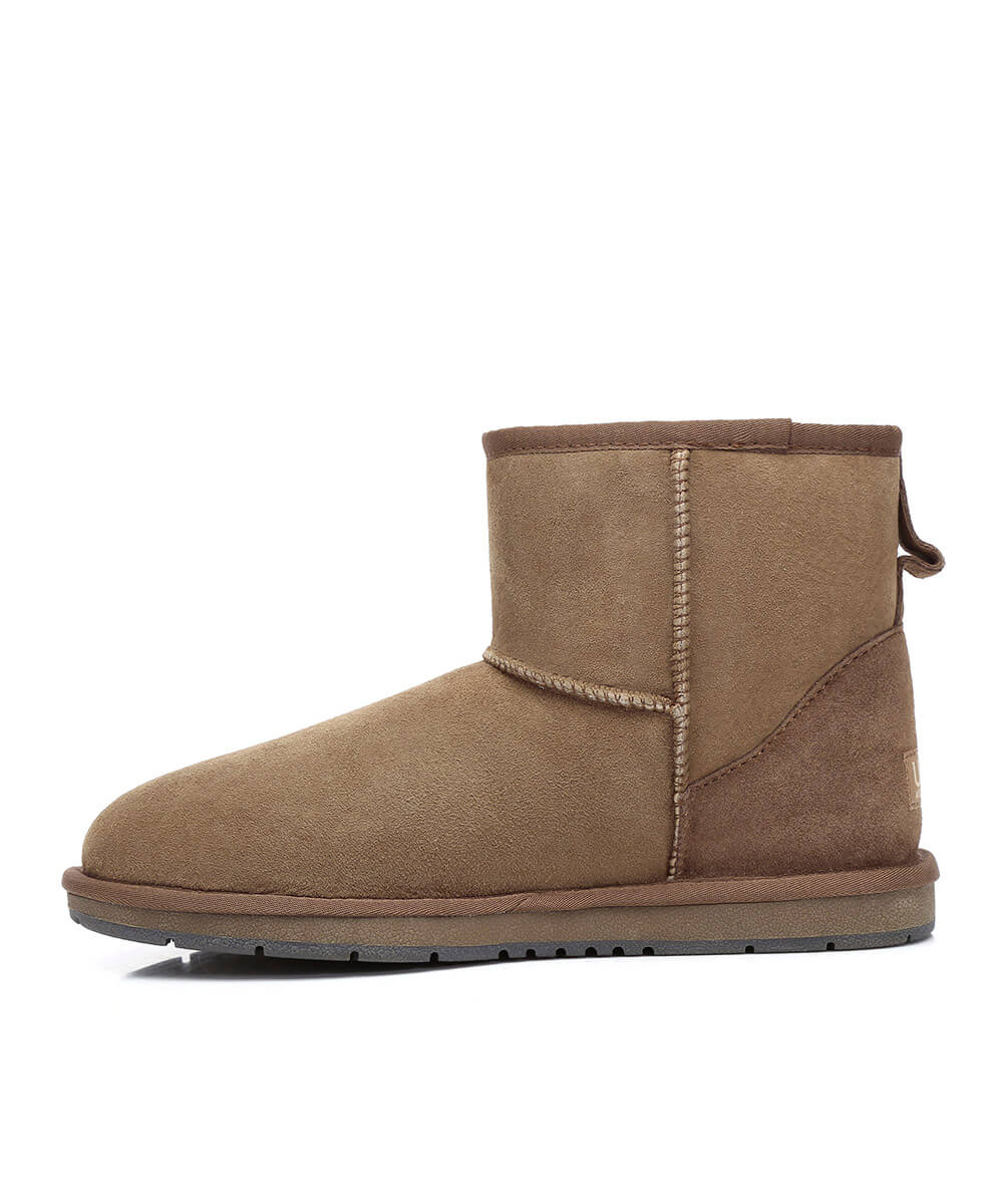 Men's UGG Classic Luxe Mini Boots - Genuine Sheepskin Winter Boots for Men | Cozy & Waterproof Snow Boots for Cold Weather, Hiking & Outdoor Activities