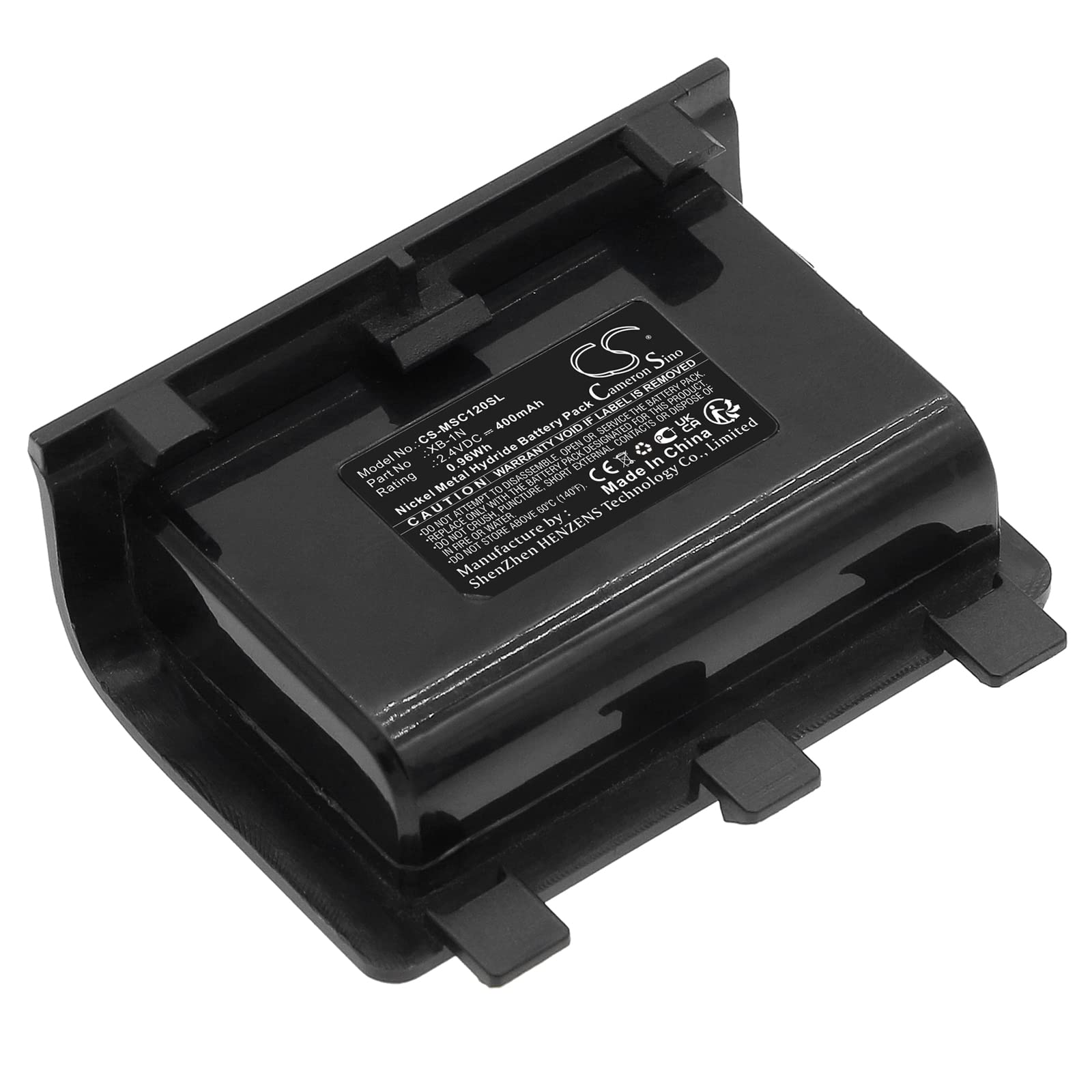 400mAh 2.4V Replacement Battery for Microsoft Xbox One Elite/Xbox One X/Xbox One/Xbox One S Controller (XB-1N) - Long-Lasting Power for Gaming Sessions & Wireless Play