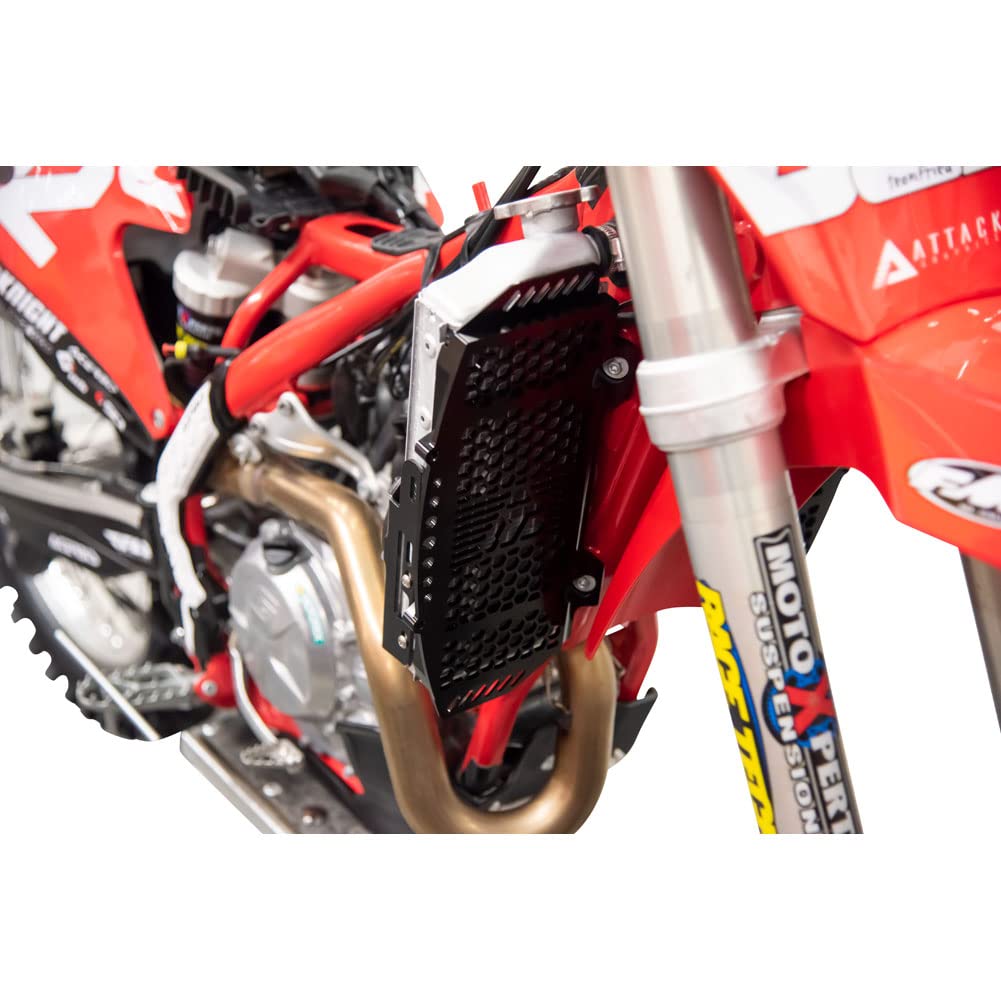 Premium Tusk Billet Aluminum Radiator Guards - Black - Fits KTM 300 XC-W/XC (2019-2025) & Husqvarna TE/TX 300 (2019-2025) - Dirt Bike Protection for Off-Road & Trail Riding