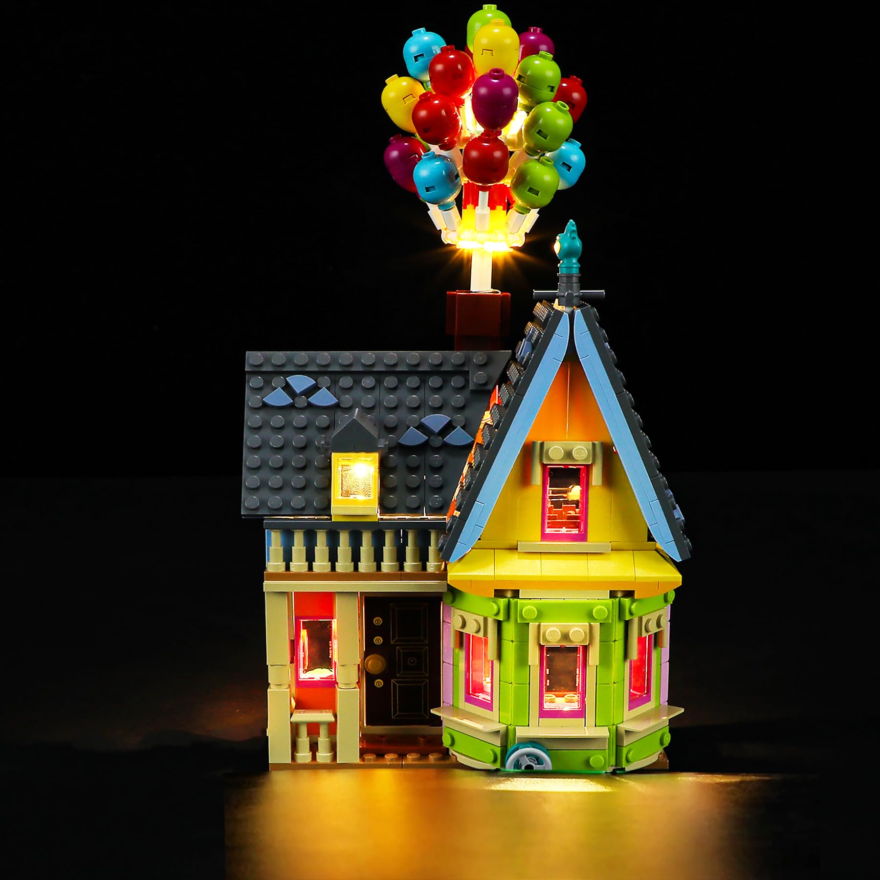 SUGORER LED Light Kit for Lego 43217 Disney Pixar 'Up' House & Hocus Pocus Lego Set - Compatible with Lego 43217 Building Blocks - Enhance Your 'Up' House Lego Display with Realistic Lighting (Lights Only, No Models Included) - Perfect for Home Decoration, Gift Giving, and Lego Enthusiast Collections
