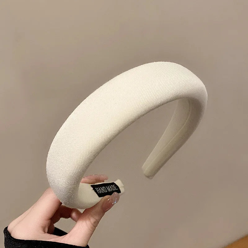 Neutral Hair Bands Hoop - Soft Elastic Hair Hoops for Women & Girls - Perfect for Ponytails, Braids & Everyday Styling - Gym, Office & Casual Wear