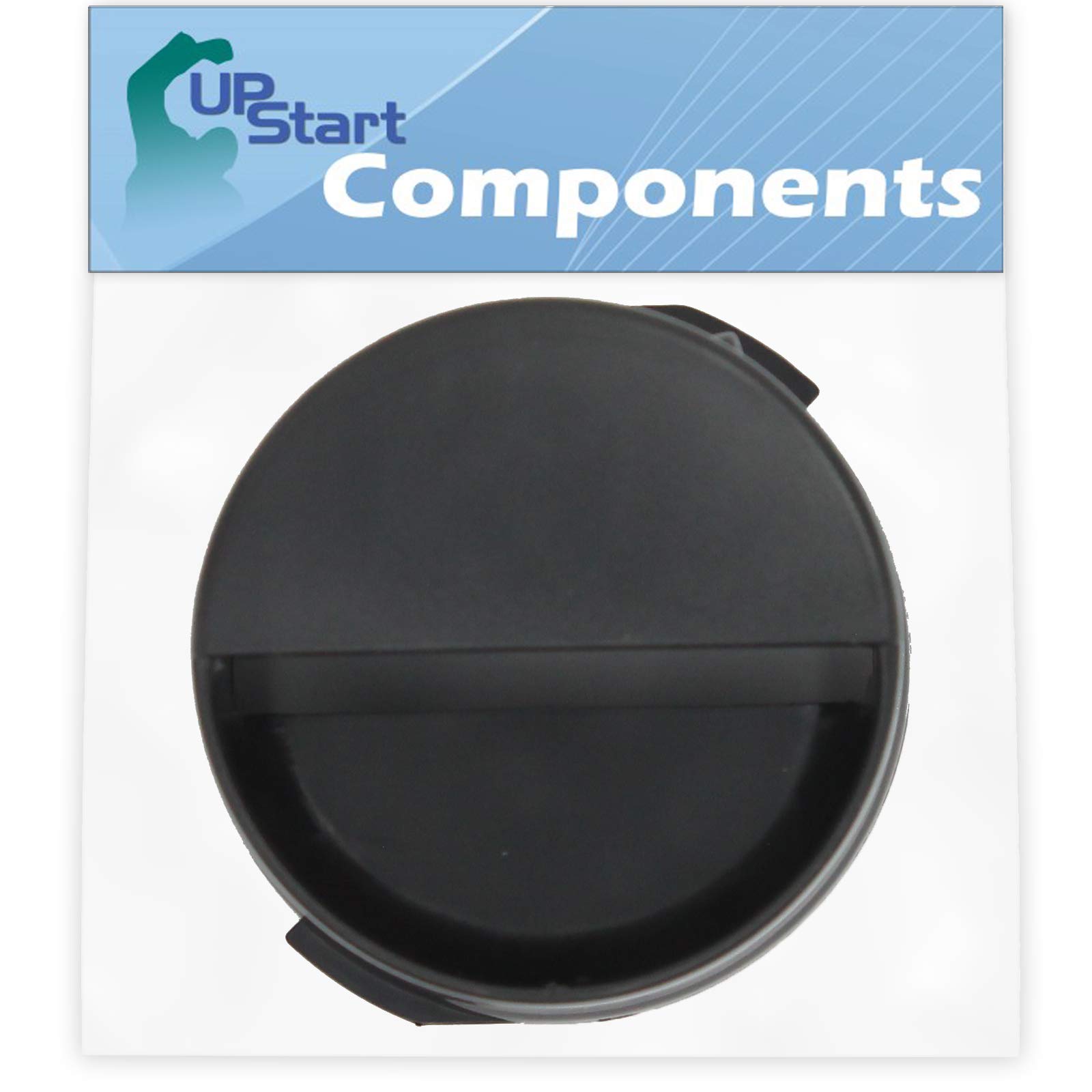 UpStart Components Refrigerator Water Filter Cap Replacement - Compatible with AP6006882 & WP2260518B - Black Refrigerator Accessory for Clean Drinking Water - Perfect for Kitchen, Home, Office, and RV Use