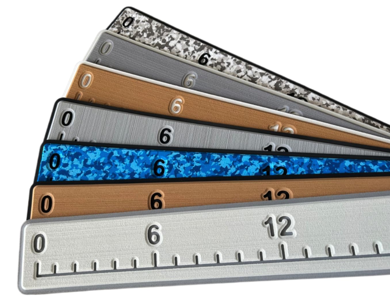36 Inch Fish Ruler - SeaDek Non-Slip Measuring Tool for Boats & Kayaks - Cool Gray/Storm Gray - Perfect for Anglers & Fishing Enthusiasts