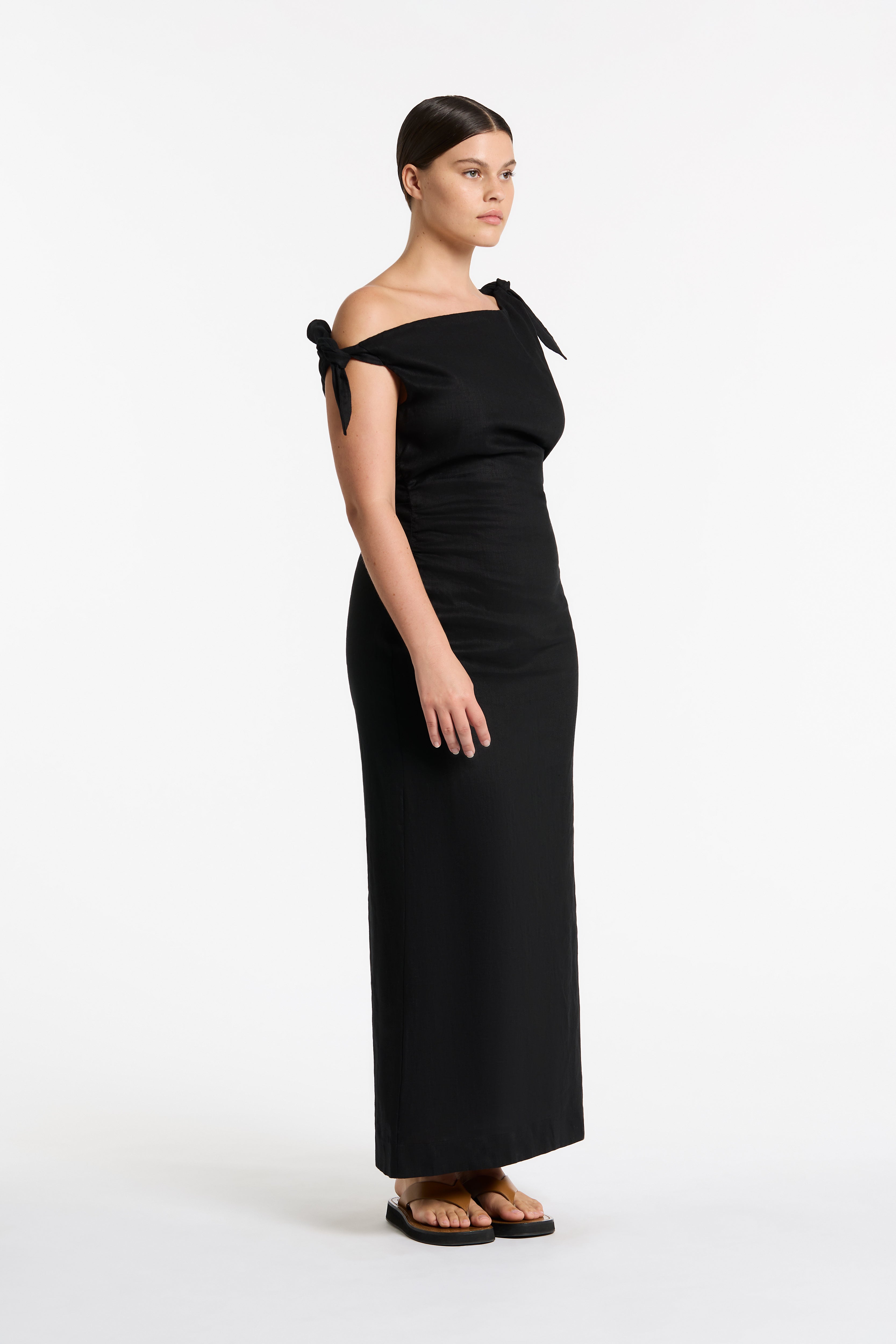Bettina Off Shoulder Dress for Women - Elegant Summer Floral Midi Dress for Beach, Party & Date Night