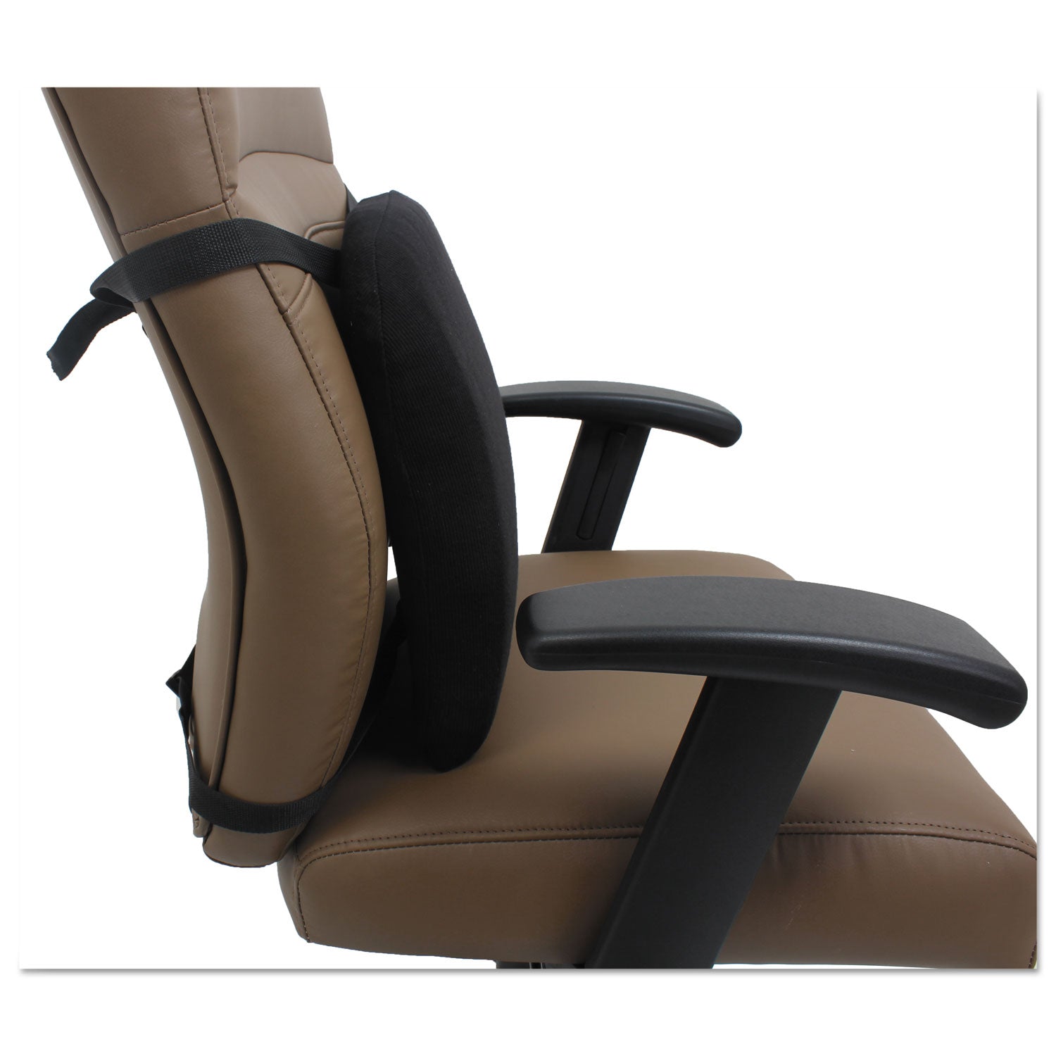 Alera Cooling Gel Memory Foam Back Support Cushion - 14.13