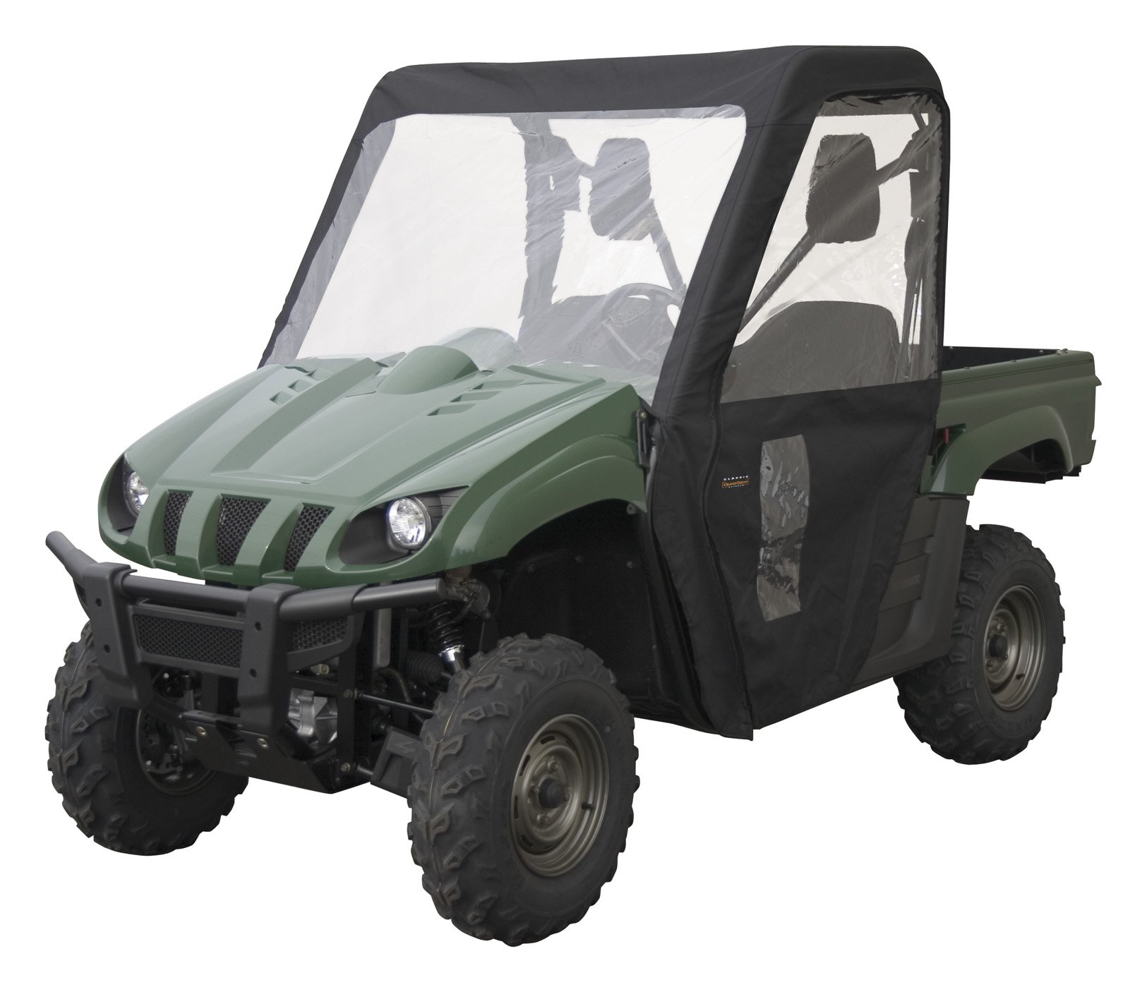 Classic Accessories QuadGear UTV Cab Enclosure - Black Weatherproof Cover for Polaris UTVs | All-Season Protection for Off-Road Adventures, Hunting & Farm Work