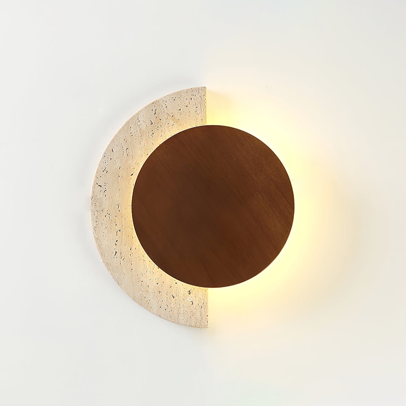 Yellow Travertine & Wood Color