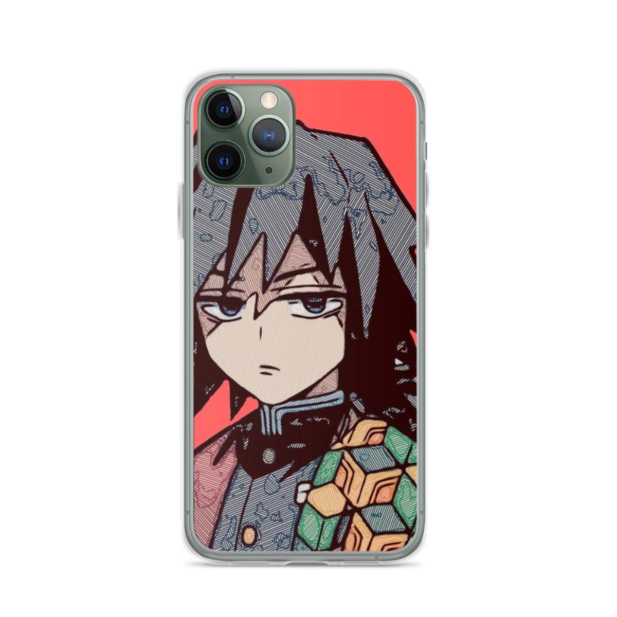 Giyu Tomioka Demon Slayer Anime Clear Phone Case for iPhone 15 14 13 12 11 Pro Max Mini X Xs XR 8 7 6 6s Plus - Slim Protective Cover for Fans | Perfect for Cosplay, Conventions & Anime Lovers