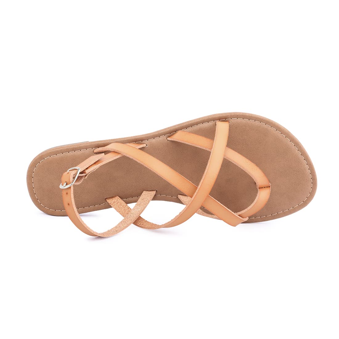 Women's Gladiator Flat Sandals - Strappy Fisherman Sandals with Ankle Strap | Comfortable Summer Casual Shoes for Beach, Vacation & Daily Wear