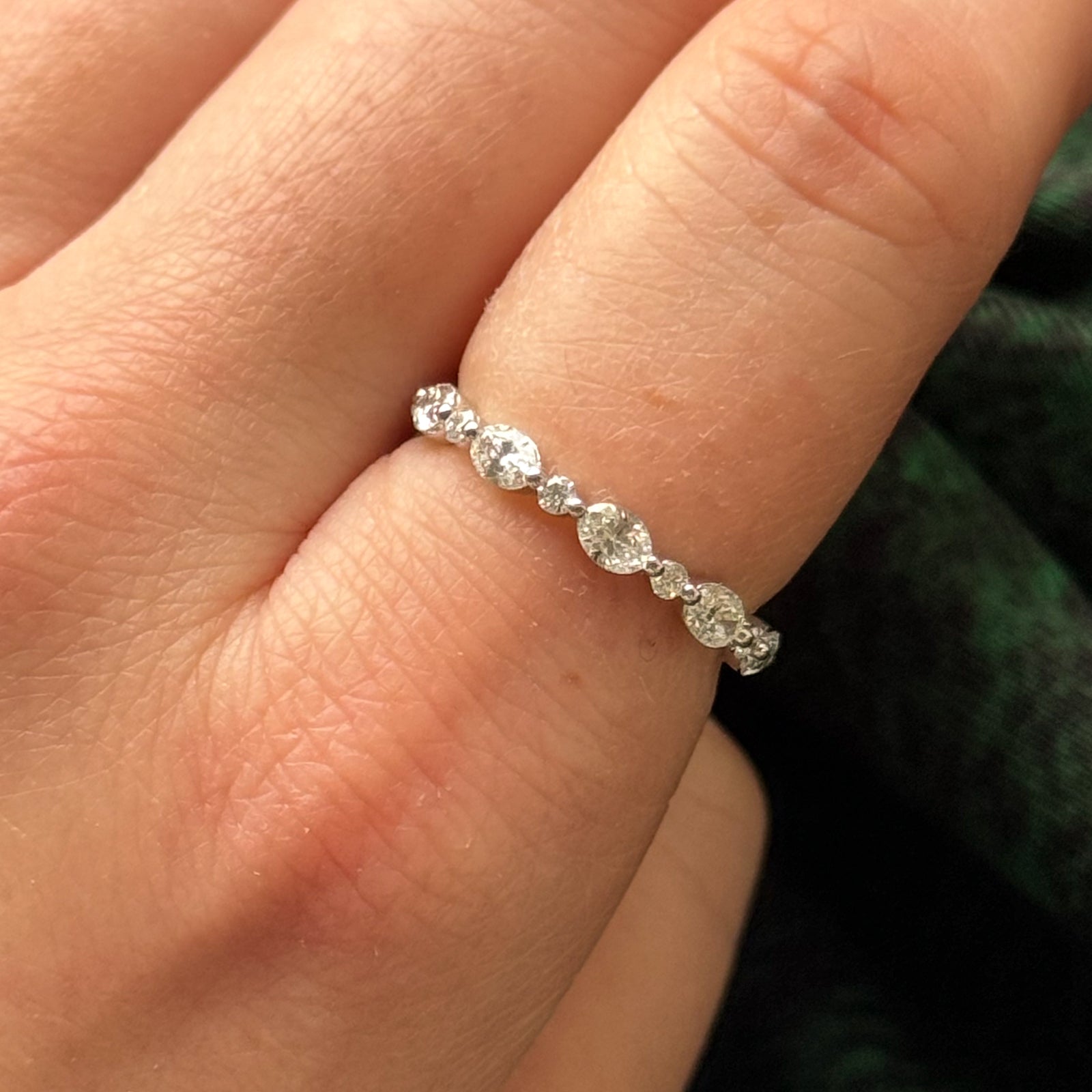 Neil Lane Diamond Semi Eternity Band 0.90ctw Size 6.5 - Elegant Wedding Ring for Women, Perfect for Anniversaries & Special Occasions