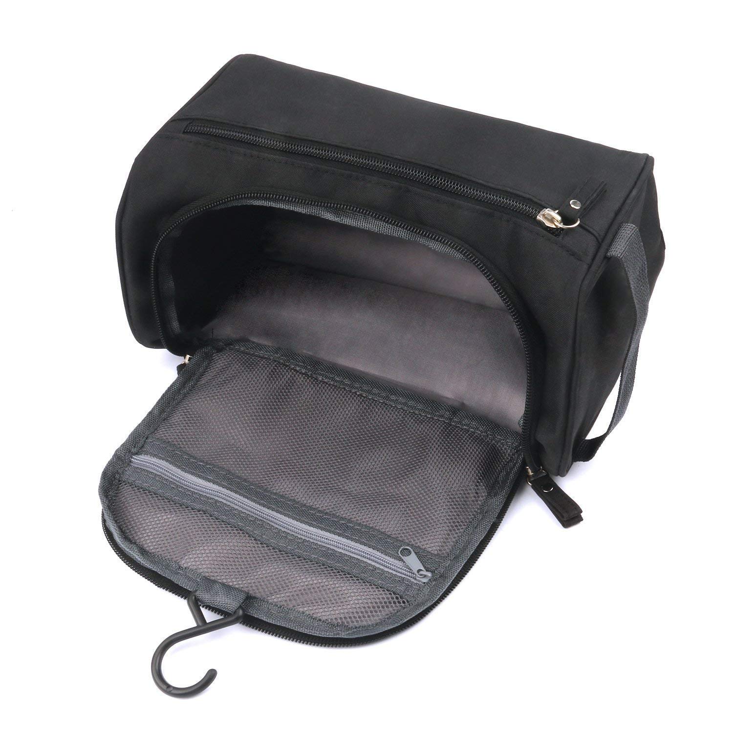 Flipco Hanging Cosmetic Bag Organizer with Hook - Travel Toiletry Kit for Men & Women - Perfect for Bathroom, Gym, and Travel Accessories Storage