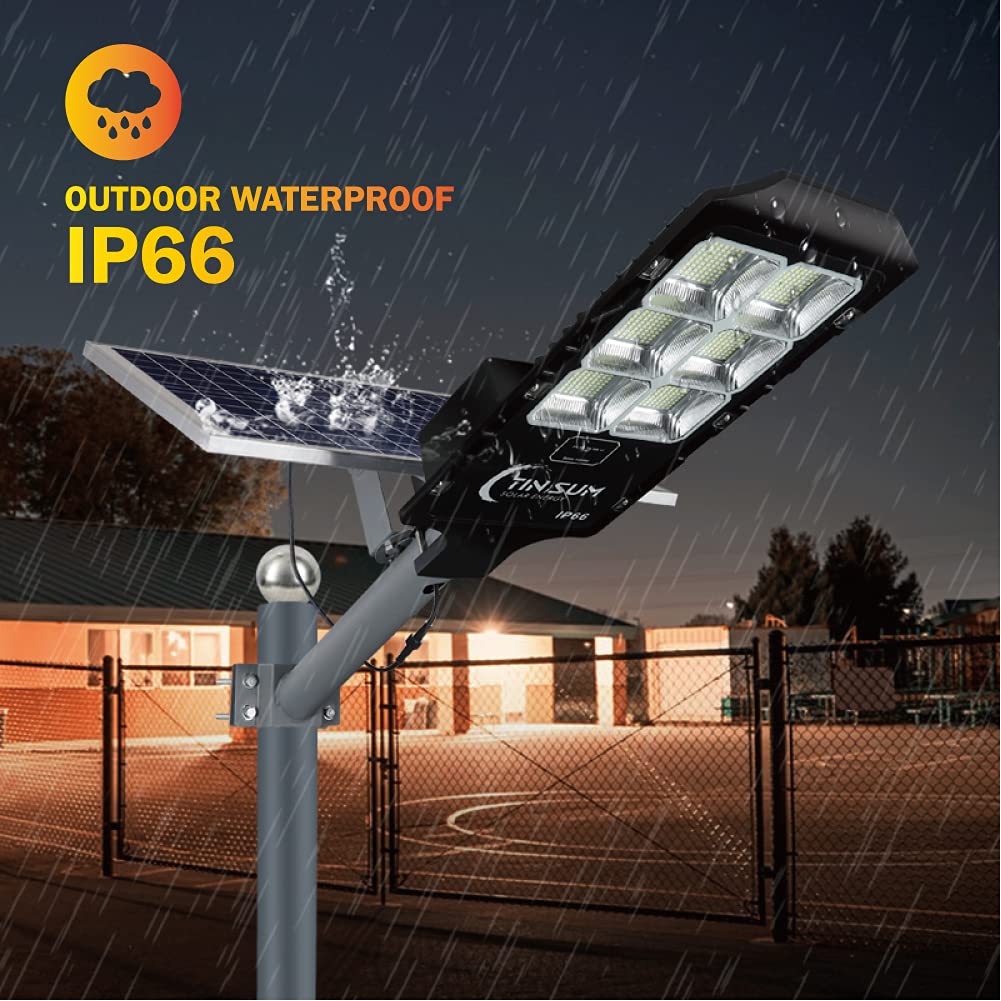 600W Solar Flood Street Lights Outdoor - 30000 Lumens Solar Security Lights with Motion Sensor, IP66 Waterproof, Dusk to Dawn Solar Powered LED Lighting for Parking Lot, Stadium, Garden, Yard - Perfect for Outdoor Security, Pathway & Landscape Illumination