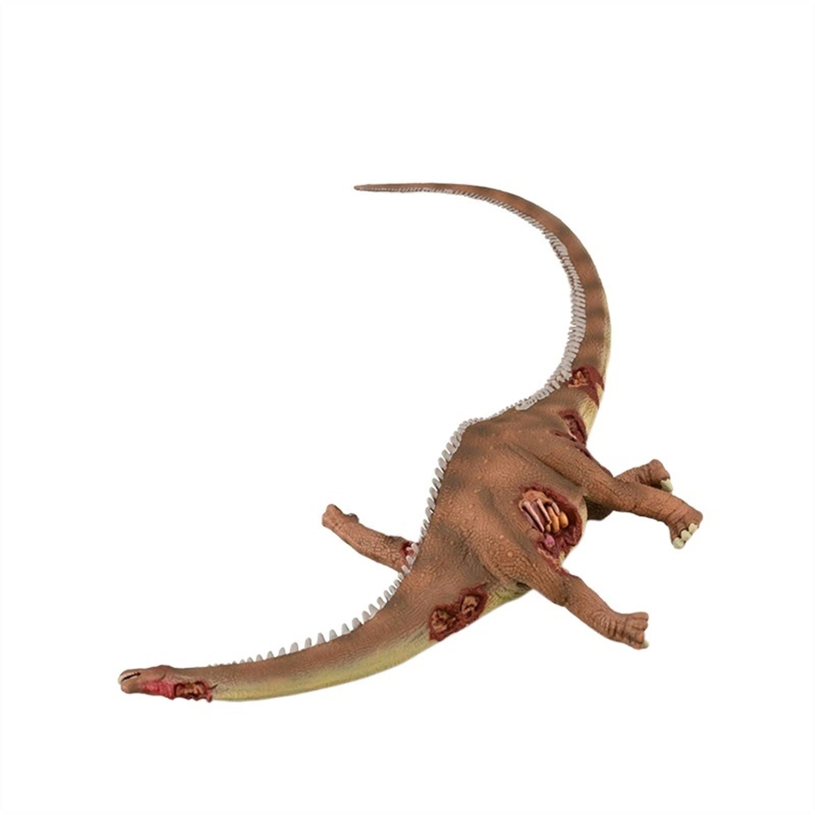 BELLAALONG Realistic Brontosaurus Dinosaur Figure - PVC Rubber Static Simulation Animal Model for Home & Office Decor, Jungle Themed Party, Kids Playroom, and Educational Display