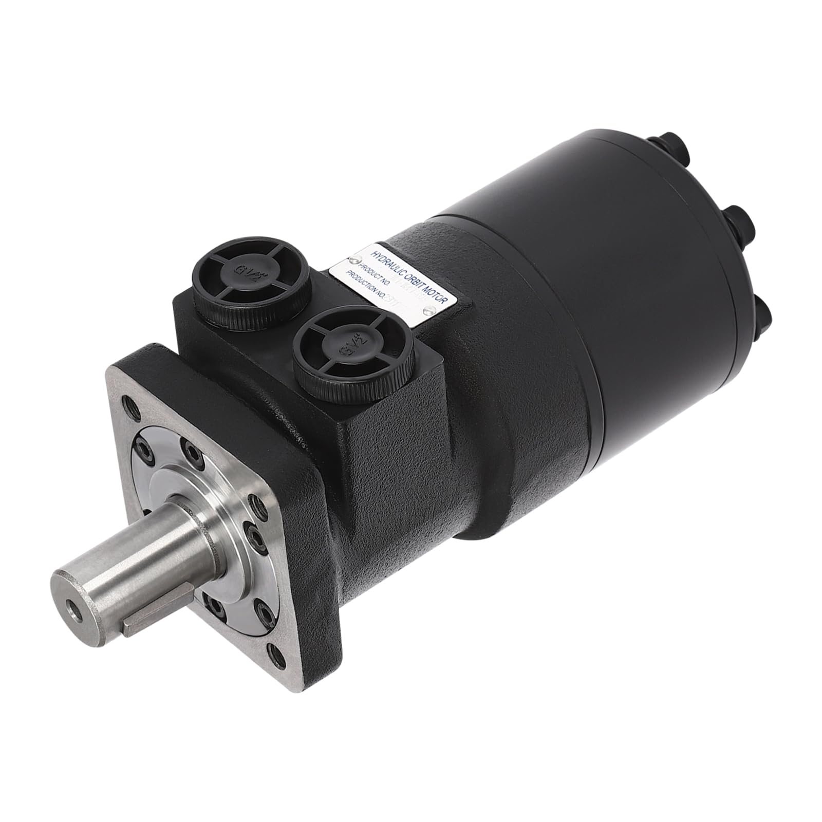 High Torque Hydraulic Wheel Motor 200RPM - Cast Iron Industrial Hydraulic Motor with 4 Flange Holes, 5MPa Max Back Pressure & Superior Sealing - Perfect for Construction Equipment, Agricultural Machinery & Heavy-Duty Industrial Applications
