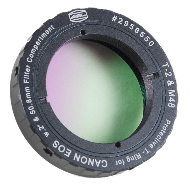 Baader EOS Protective Wide T Ring with UV/IR Blocking Filter for Canon DSLR Cameras - Perfect for Astrophotography & Scientific Imaging