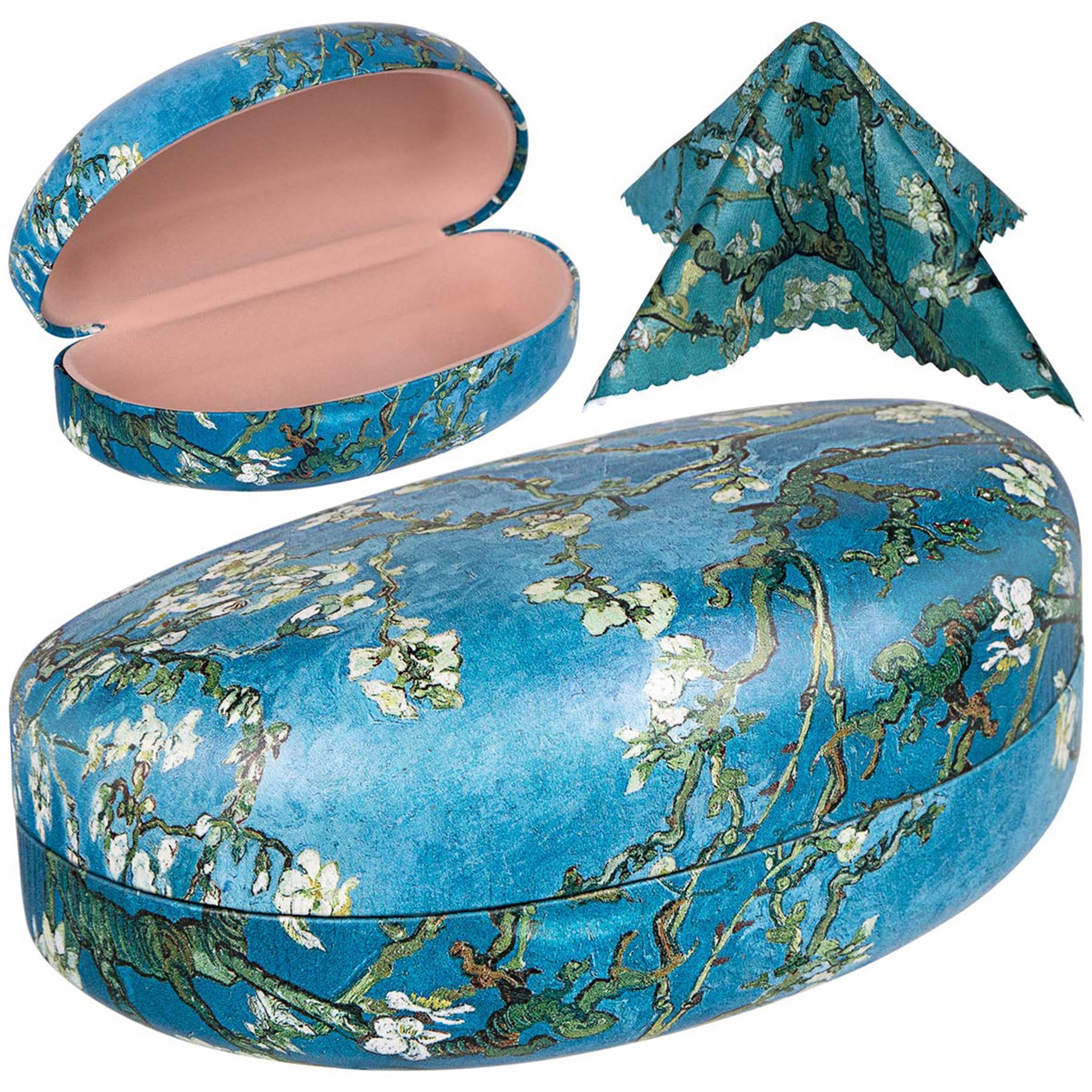 Oversized Hard Shell Sunglasses Case - Protective Holder for Extra Large Reading Glasses & Fashion Eyewear | Travel, Beach & Outdoor Accessories