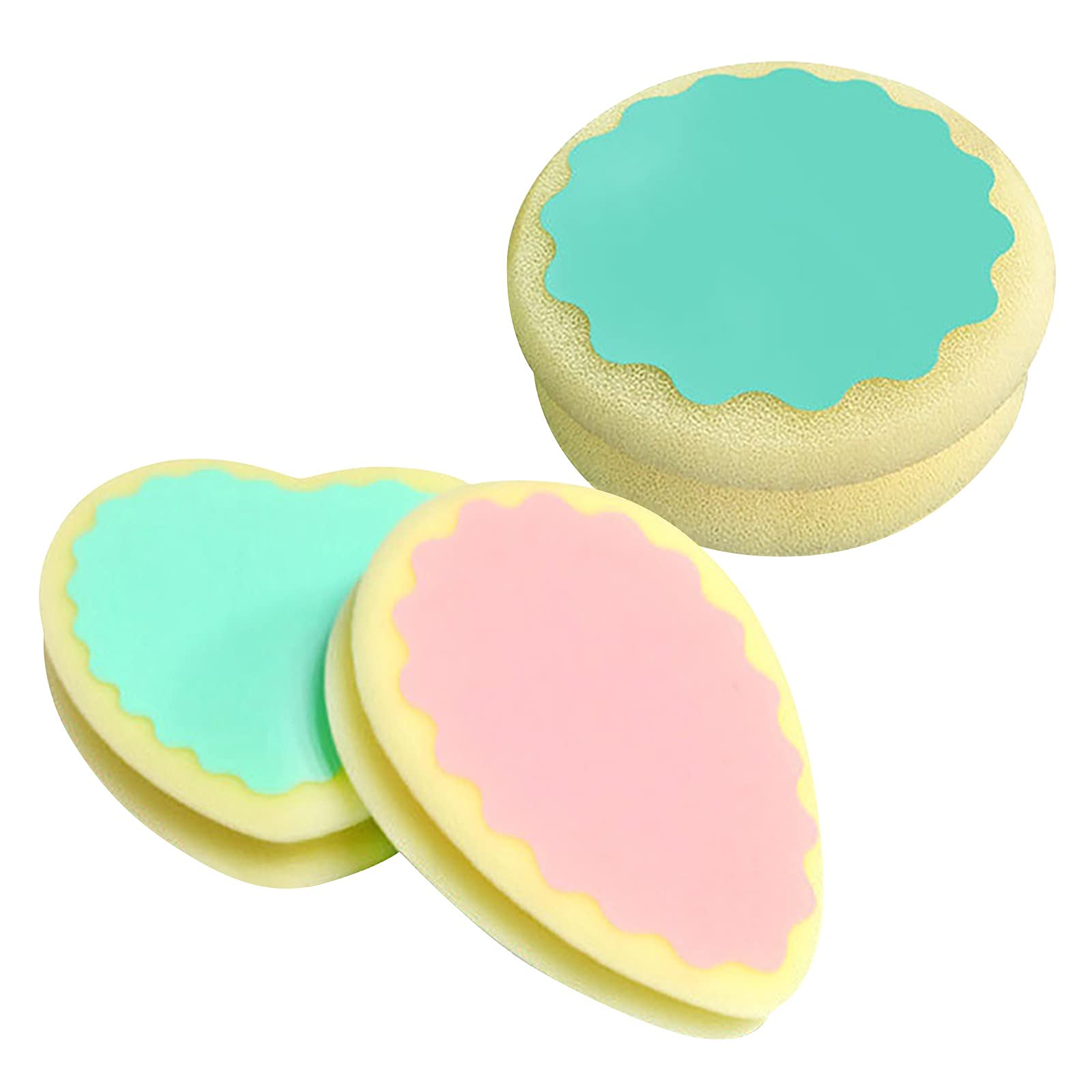 Painless Hair Removal Sponge Kit - Magic Hair Removal Sponge with Different Shapes for Smooth Skin, European Waxing Alternative (Multicolor, One Size) - Perfect for Facial, Legs, Bikini & Body Hair Removal at Home