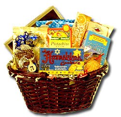 Premium Kosher Chanukah Gift Basket - Assorted Sweets & Treats for Hanukkah Celebrations | Perfect for Holiday Gifting, Jewish Festivals & Family Gatherings