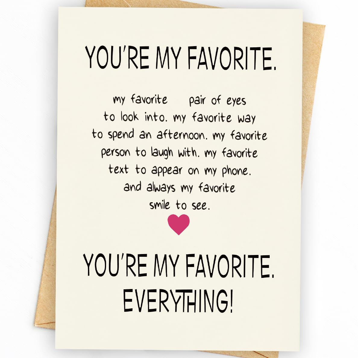 Funny Anniversary & Birthday Card for Husband, Boyfriend - Premium 400gsm Greeting Card | Perfect for Special Occasions, Romantic Gifts & Surprises