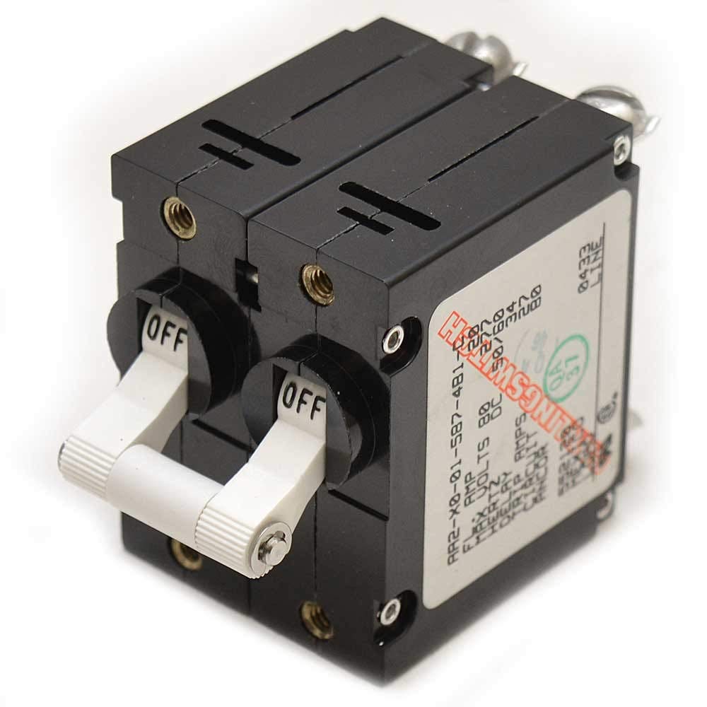 Ancor Marine 20A Boat Circuit Breaker by Carling Technologies 552120 - Waterproof Circuit Protection for Boats, Yachts & Marine Electrical Systems