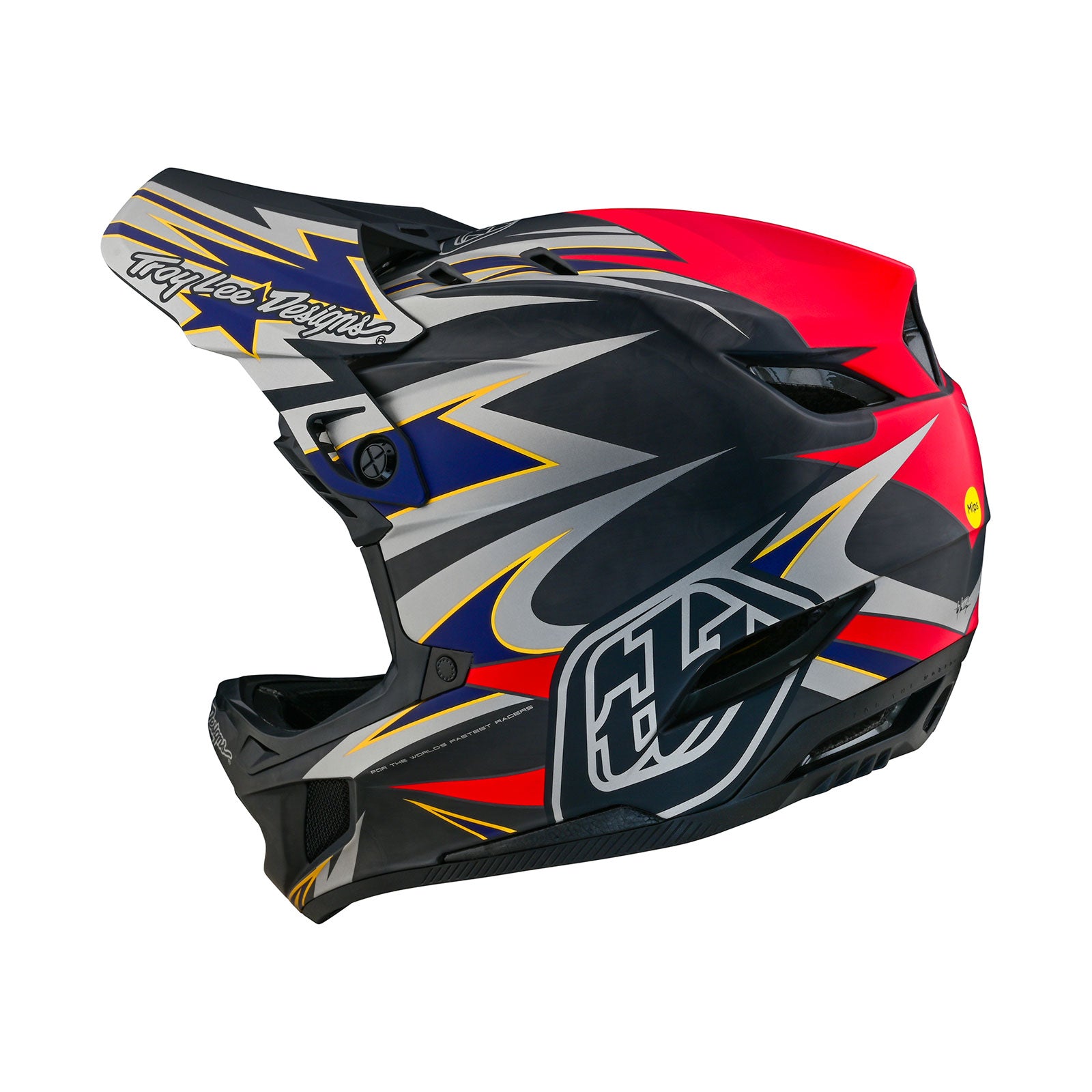 D4 Carbon Fiber Motorcycle Helmet - Inferno Gray - Lightweight & Durable for Racing & Street Riding