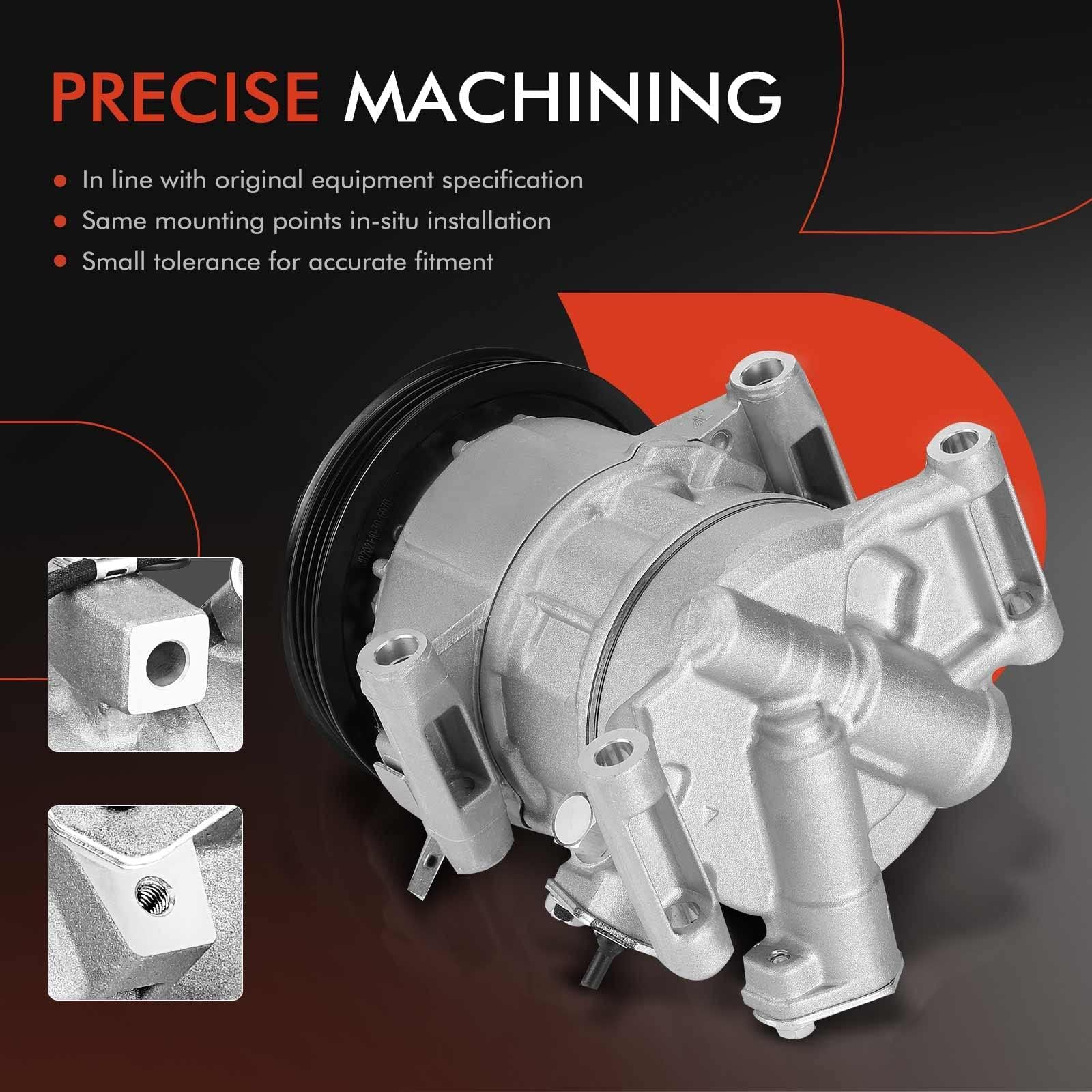 Premium AC Compressor with Clutch for Toyota Yaris 1.5L 2012-2018 - High Performance Auto Air Conditioning Replacement Part - Perfect for Summer Cooling & Long Road Trips