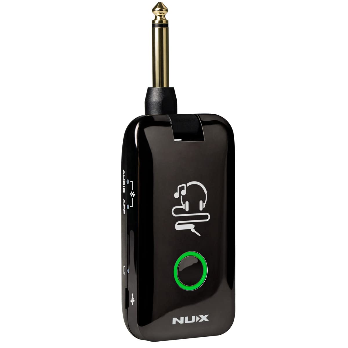 NUX Mighty Plug MP-2 Guitar & Bass Headphone Amp with Bluetooth - 13 Amp Models, 20 IR Cabinets, 19 Effects - Perfect for Silent Practice, Home Recording & Travel